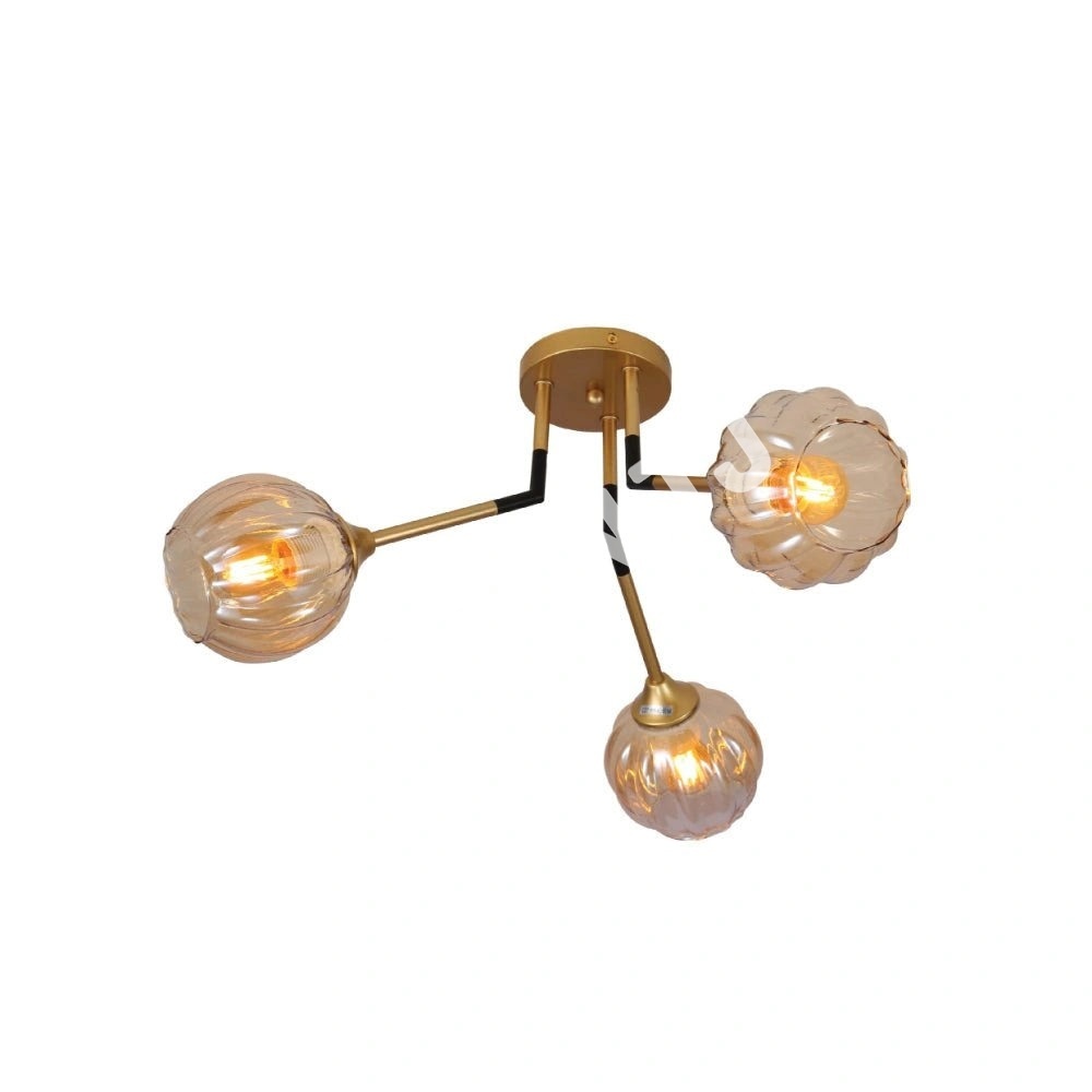 Люстра 52038 5xE27 CHAMPAGNE+золотой+BLACK1, 159-17662 3
