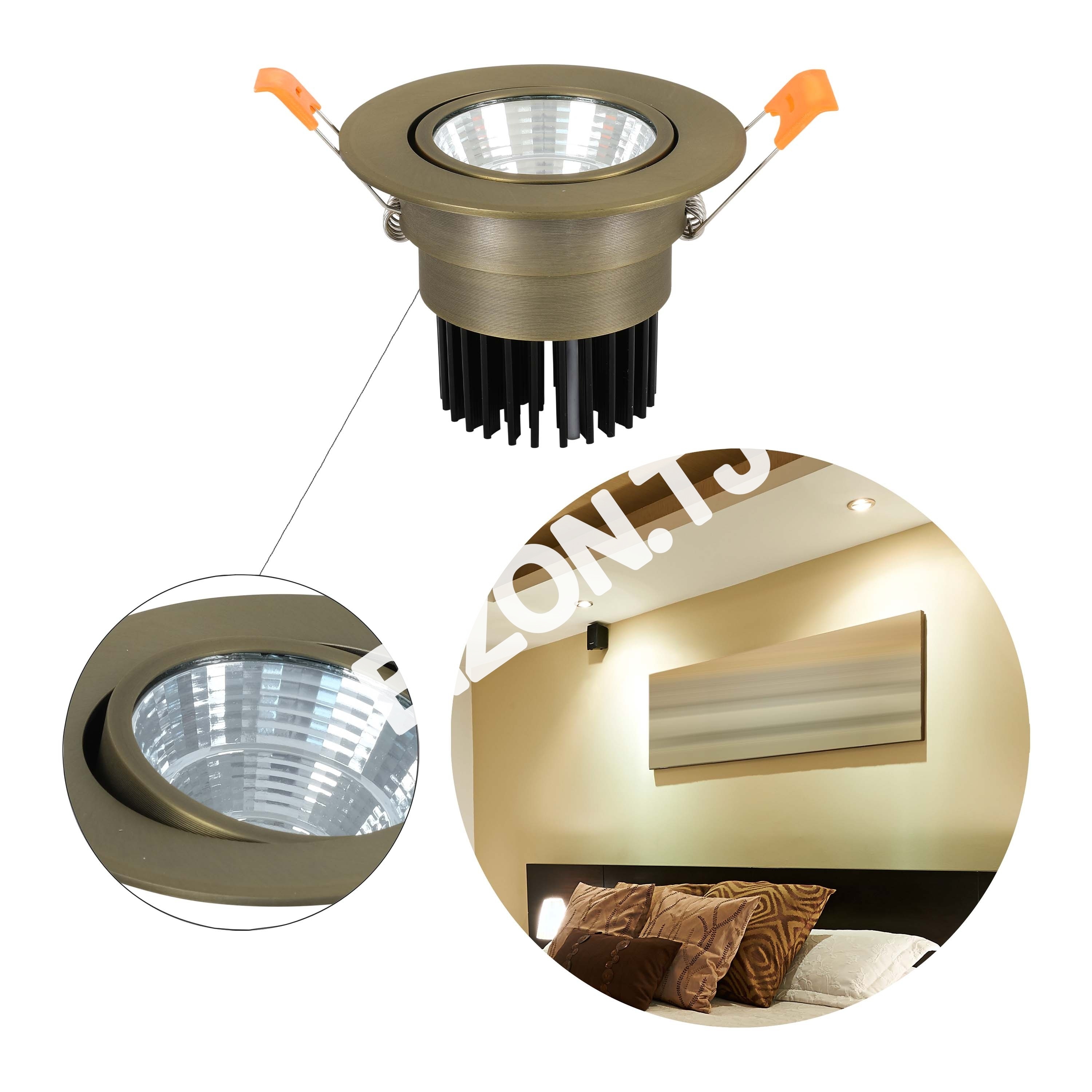 Светильник точечный LED COB 5 Вт 3000 К белый, 145-030010 31