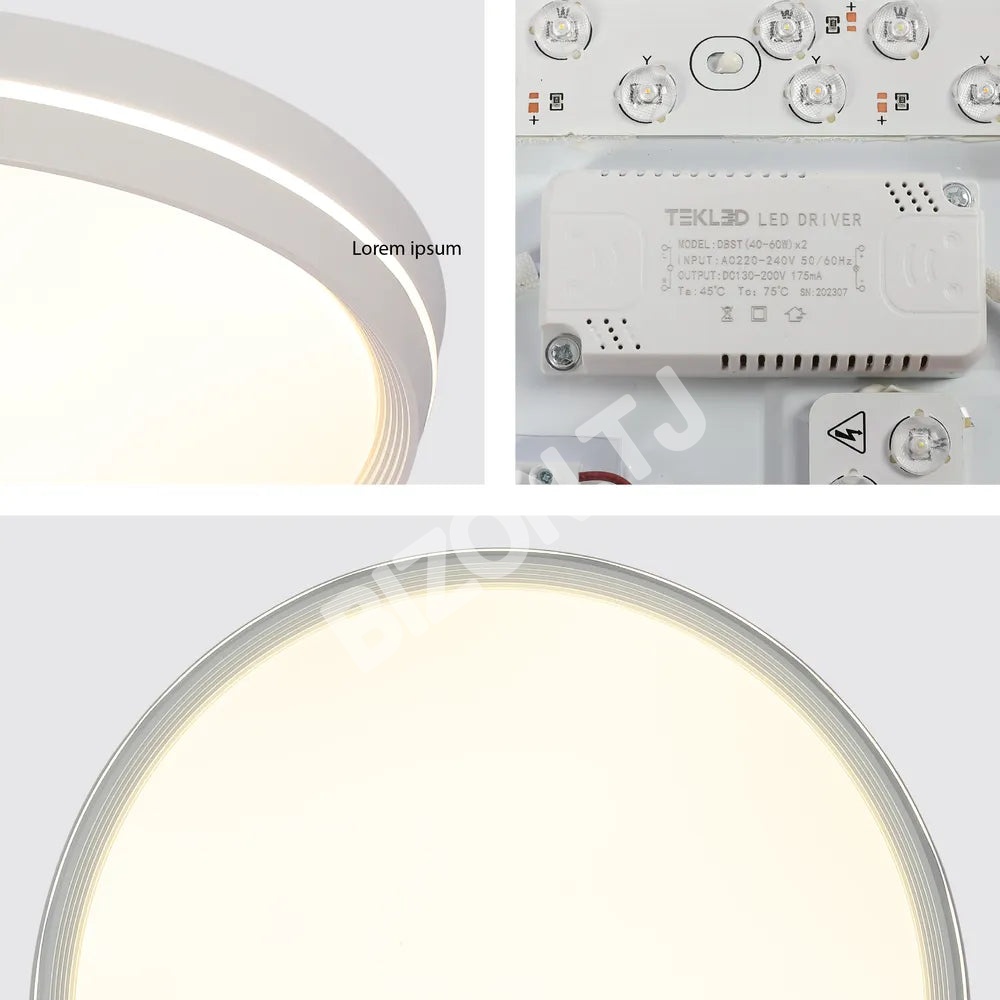 Светильник LED потолочный Светильник EGLO 40Wx2 белый D500 6000 К / 40, 165-16029 7