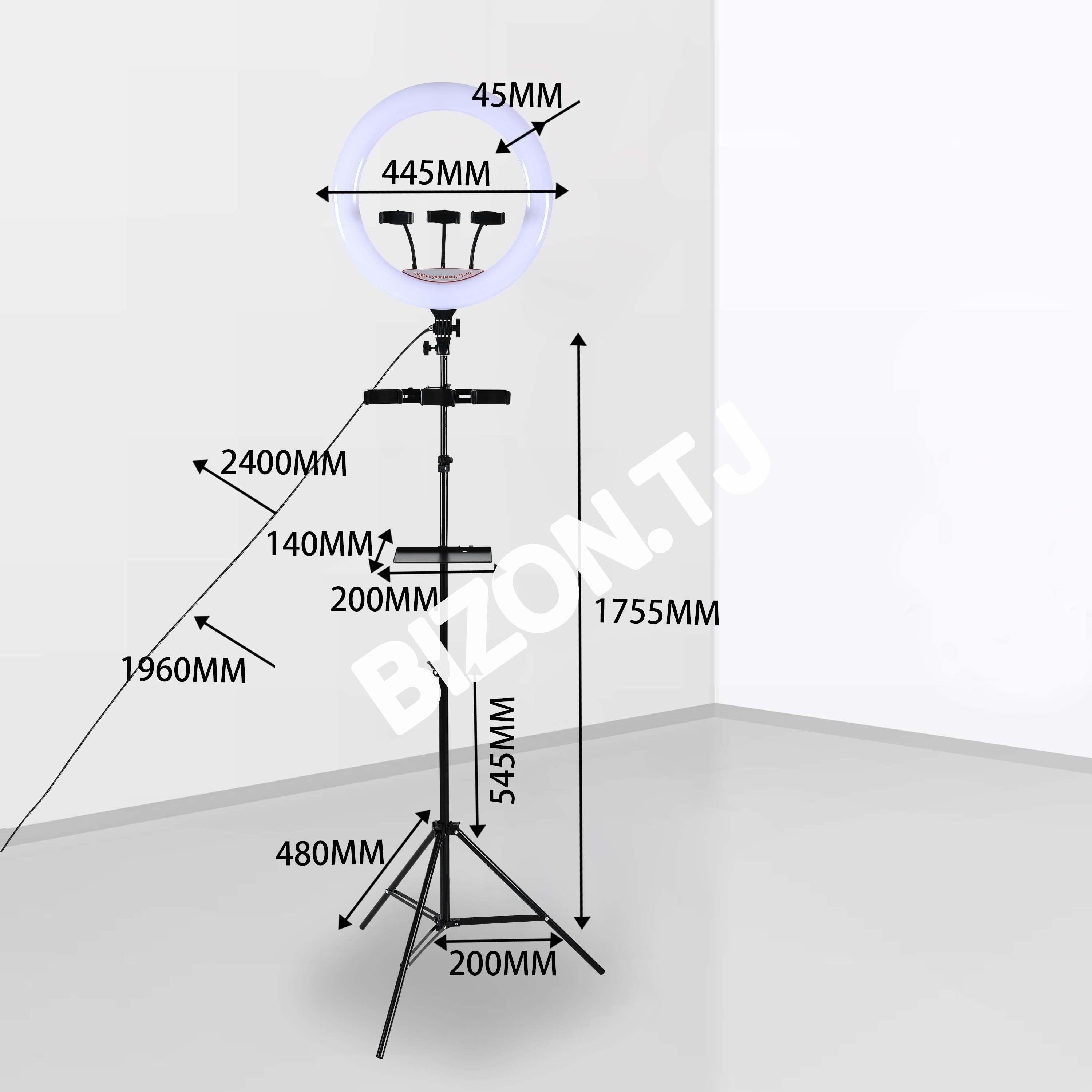 Светильник напольный LED MFSL11 Вт BL bez nozhki диммируемый 300 мм, 130-03504 21