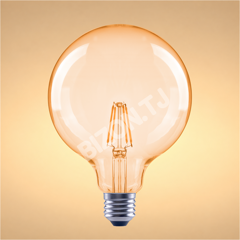 LampLED G125 4 Вт E27 AMBER 410 лм 2400 К 85-265TEKL24, 527-03426