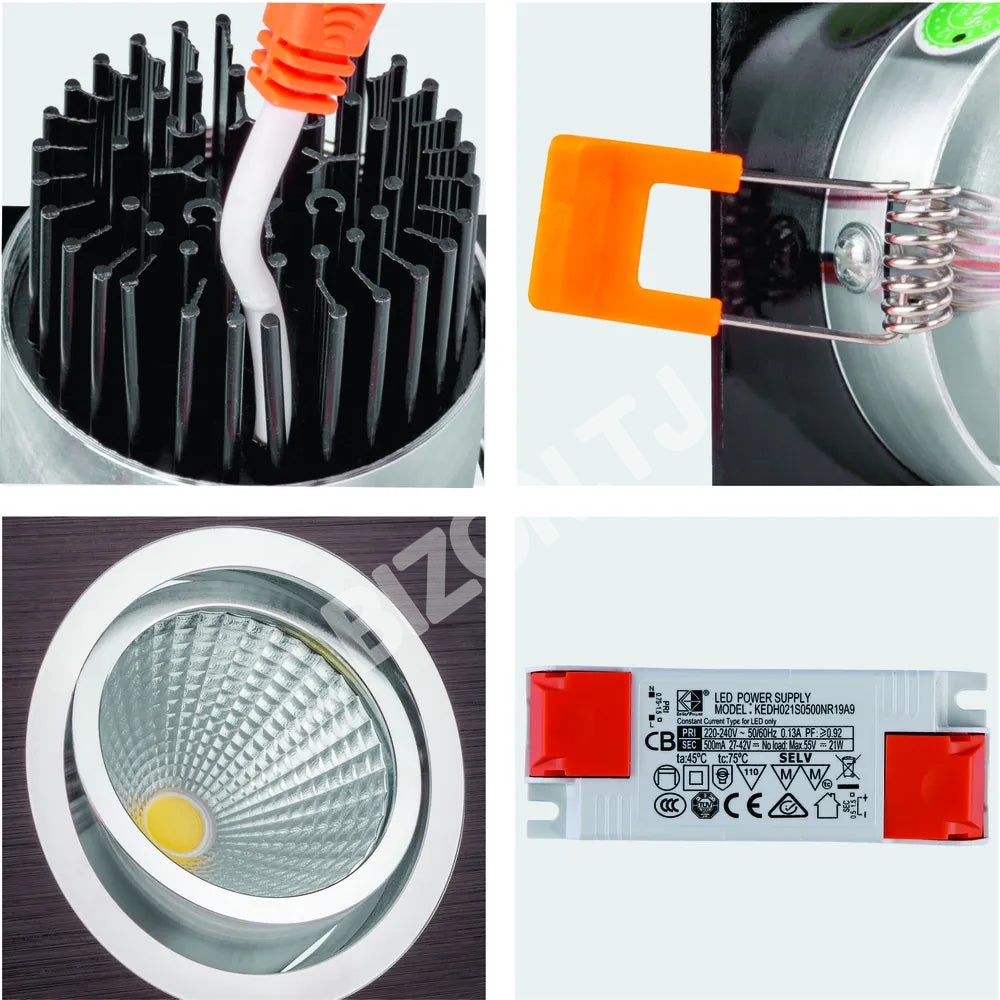 Светильник LED OC002C 3×5 Вт 3000 К черный 100-265 В (TS)20, 165-033262 7
