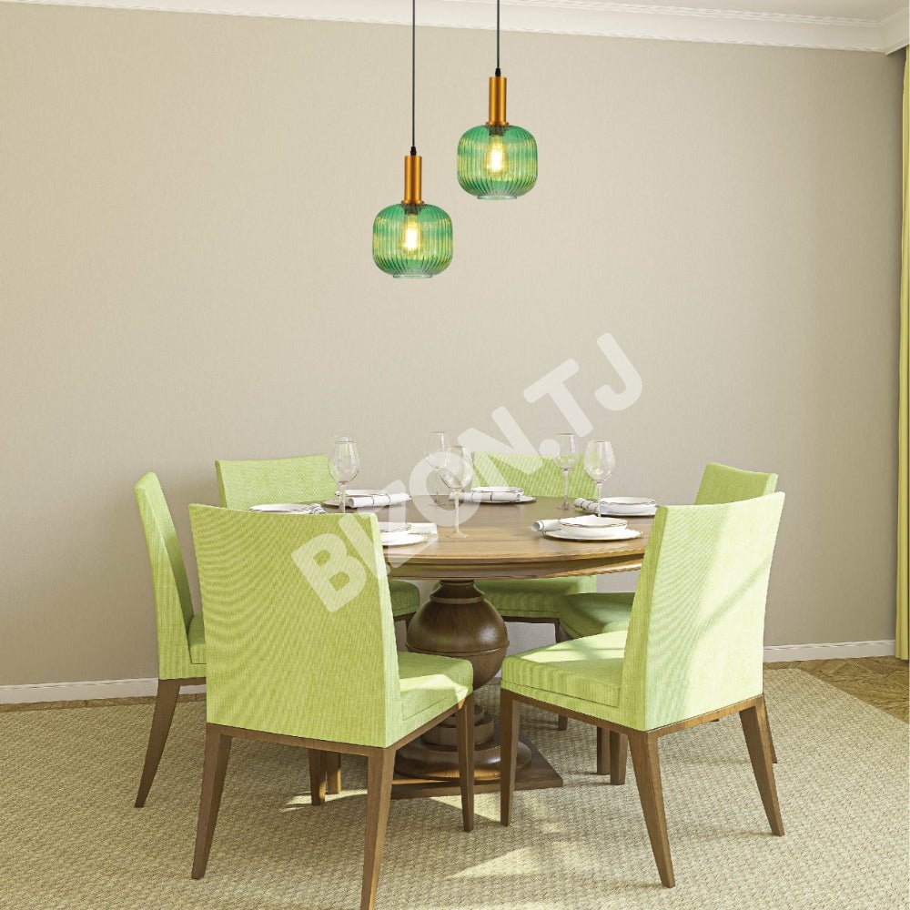 Светильник pod LUCIDE D200 1xE27 EMERALD GRE, 150-18718 10