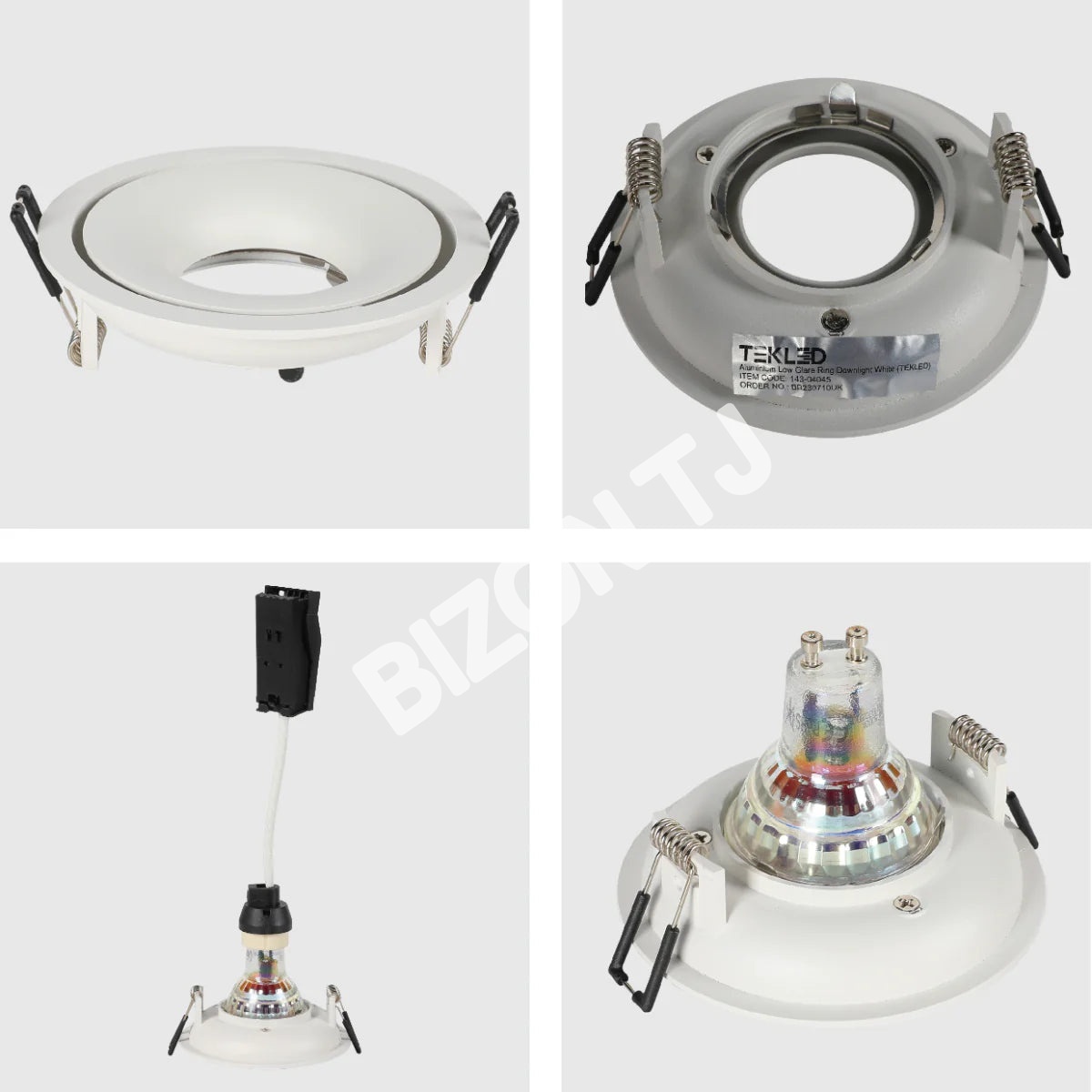 Светильник Alum Low Glare Ring даунлайт белый GU10, 143-04045 6