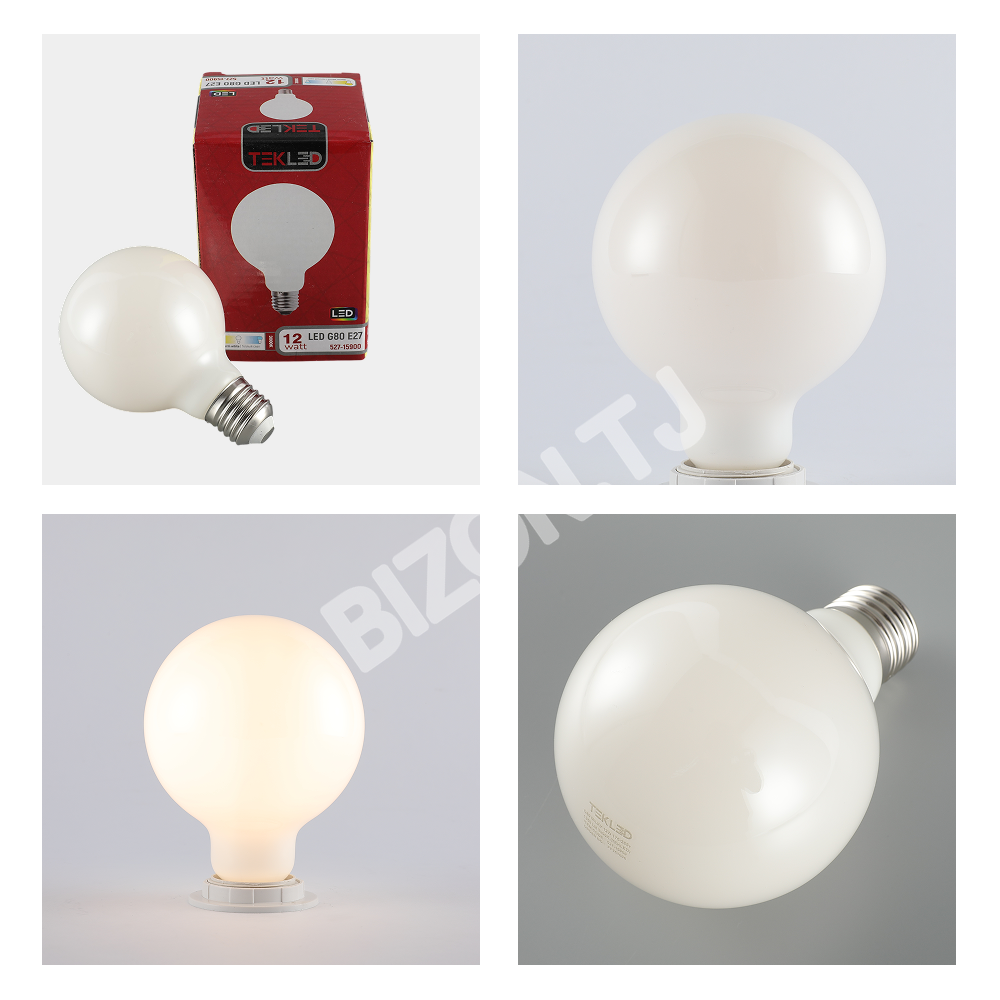Лампа G80 MILKY 12 Вт 175-265 В 1350 лм, 527-15900 5