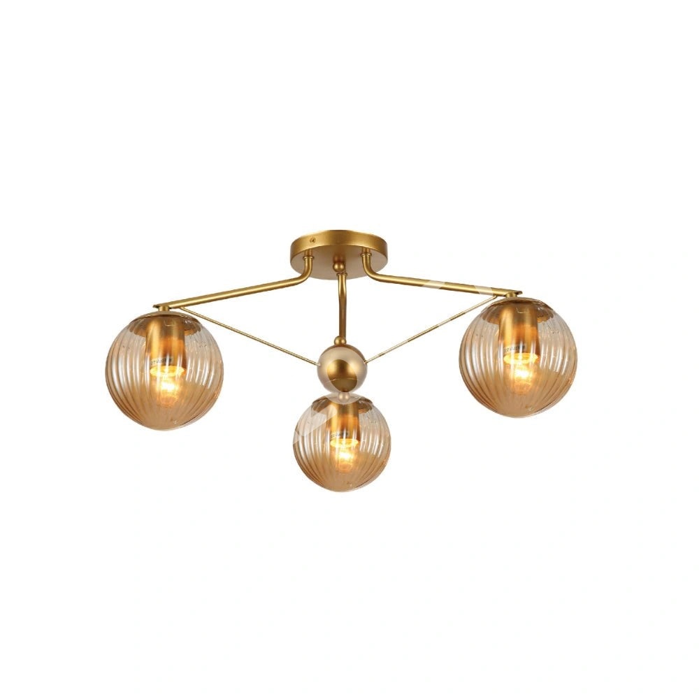 Люстра 52033 5xE27 CHAMPAGNE+золотой, 159-17680