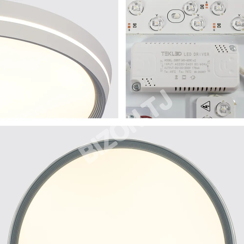 Светильник LED потолочный Светильник EGLO 40Wx2 синий D500 6000 К / 400, 165-16025 7