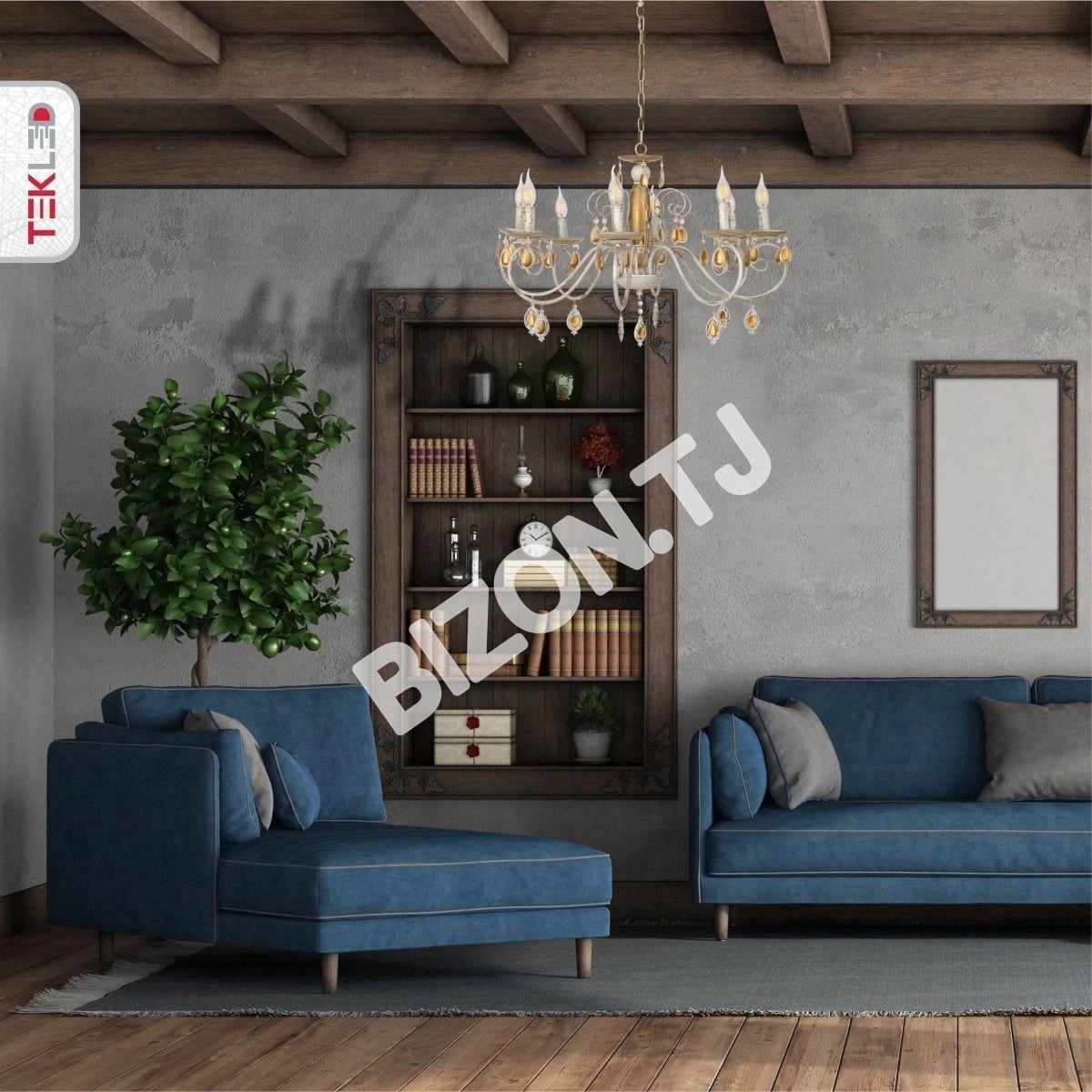 Люстра Amber Crystal золотой and белый металл 12 Arm потолочный Chandelier светильник с E14, 158-19445 9
