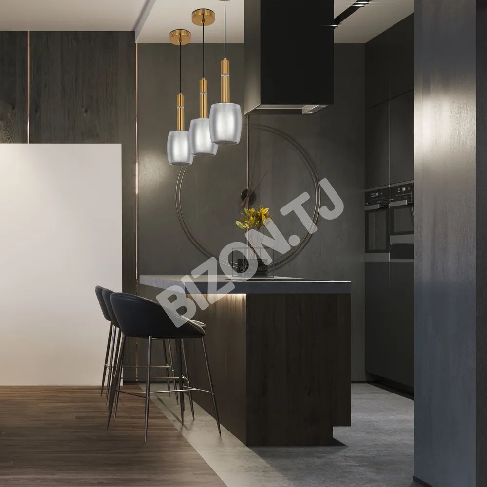 Люстра 66898-1A Smoke 1xE27+LED 3000 К, 159-18310 4