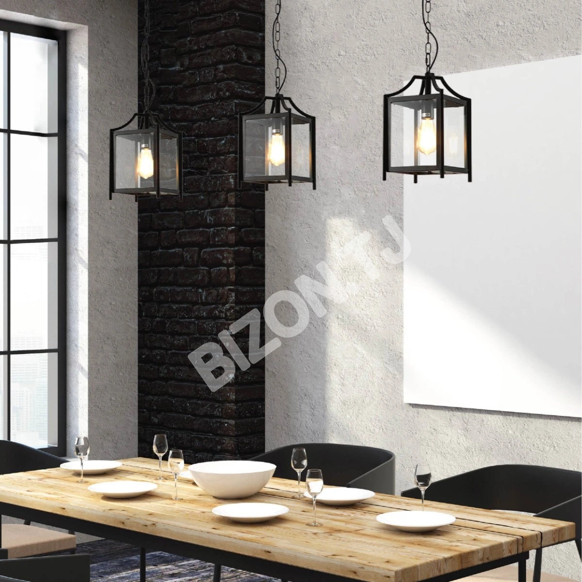 Cube Retro Traditional Lantern подвесной потолочный Lig, 159-17868 6