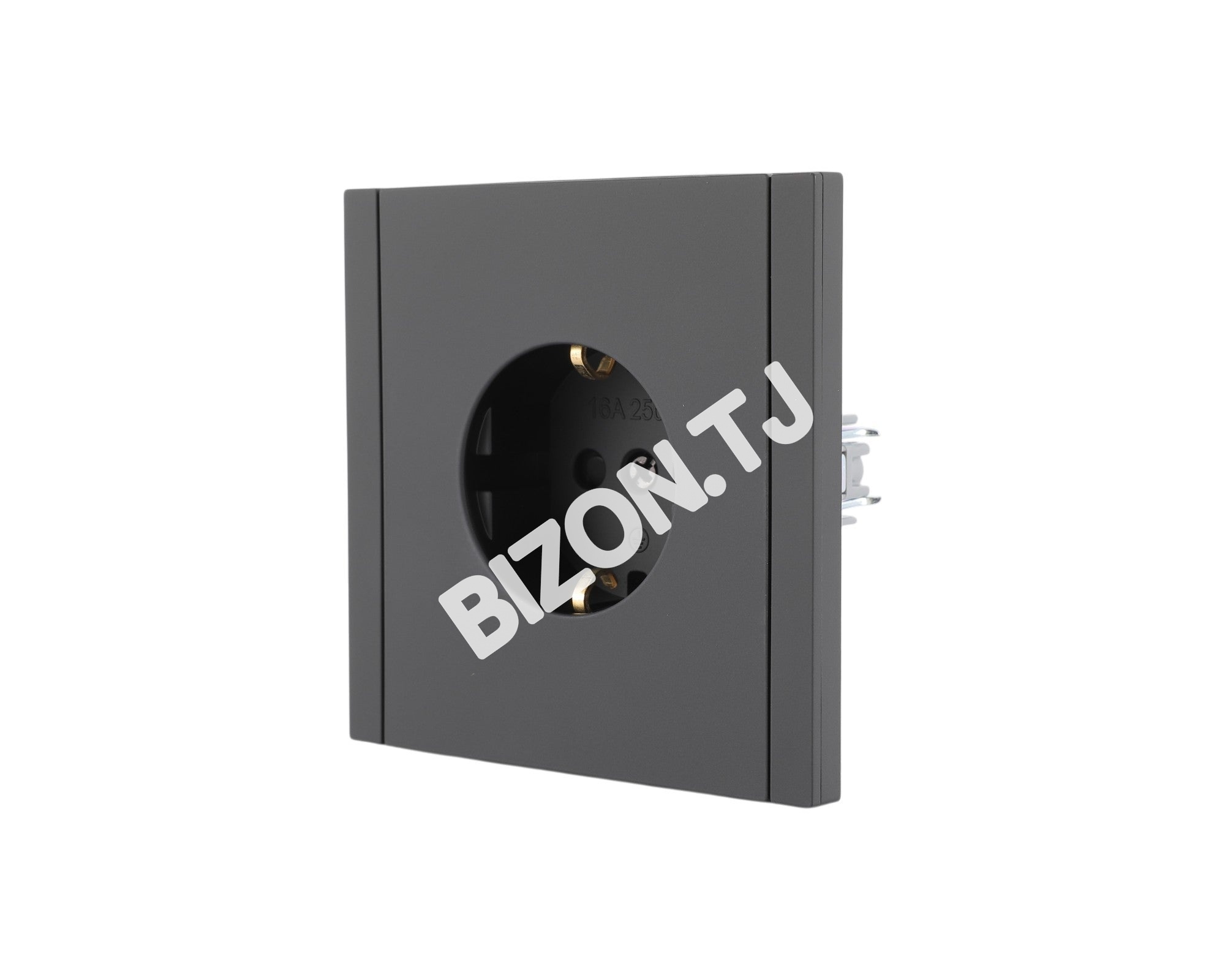 Розетка SCHUKO с / з, с / у, Черная, серия NIZMO, ELECTRIC 120 / 10, 283-03512 7