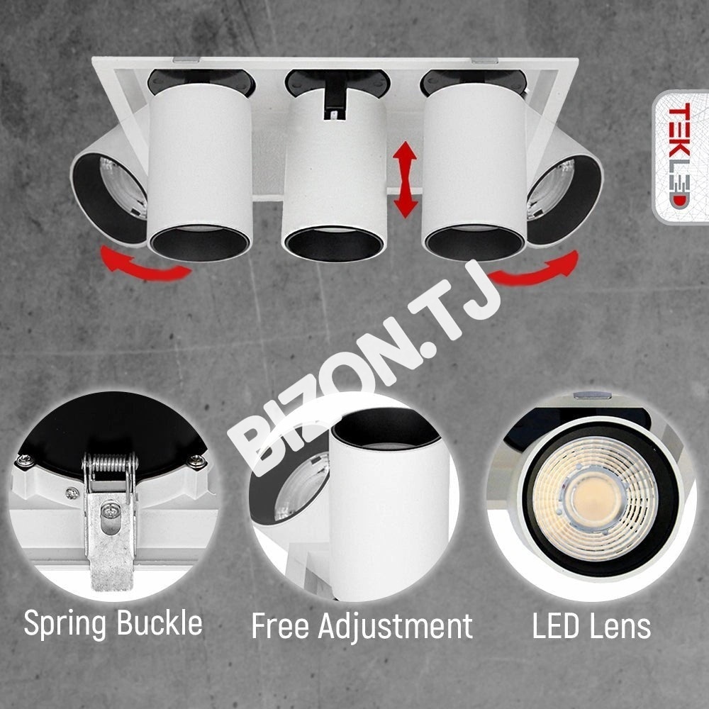 Светильник даунлайт LED DURBUN 2*10 Вт 4000 К WH 12, 165-03942 20