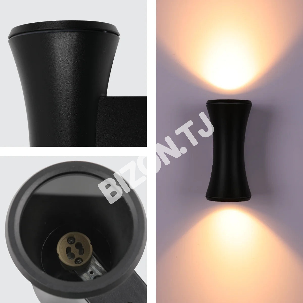 Hourglass Up Down Aluminium уличный настенный светильник FG, 182-03410 6