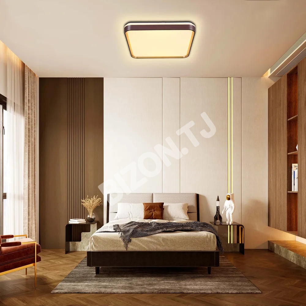 Светильник LED потолоч квадрат Светильник LUCE-700 36Wx2 фиолетовый Gol, 165-16014 4