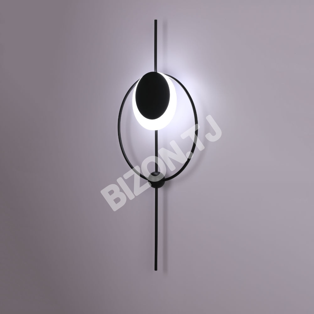 Designer Geometric Moon in круглый современный LED настенный, 182-03432 4