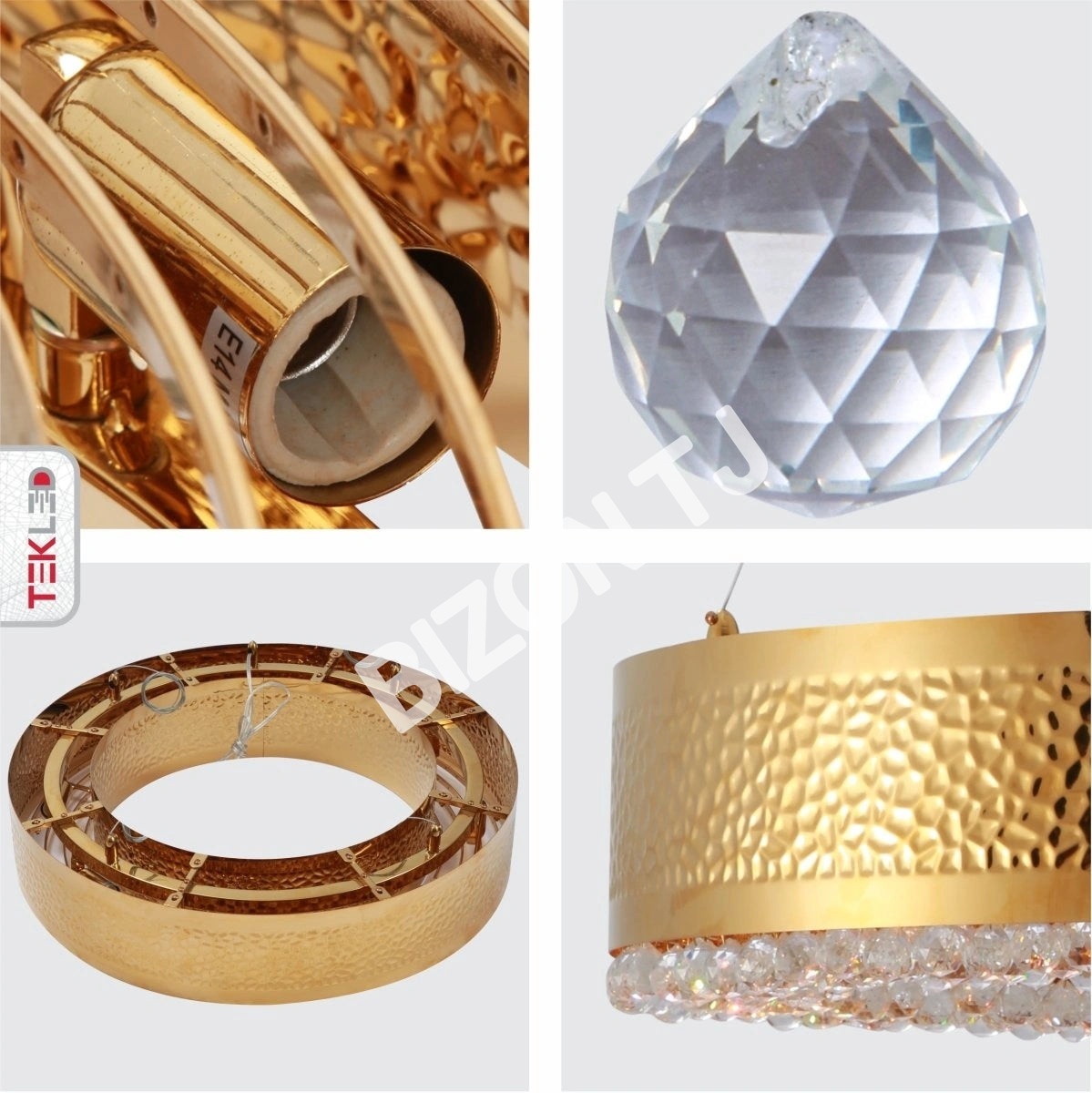 Светильник Ball Crystal золотой металл Chandelier потолочный светильник D600 с 8XE14, 156-19564 5