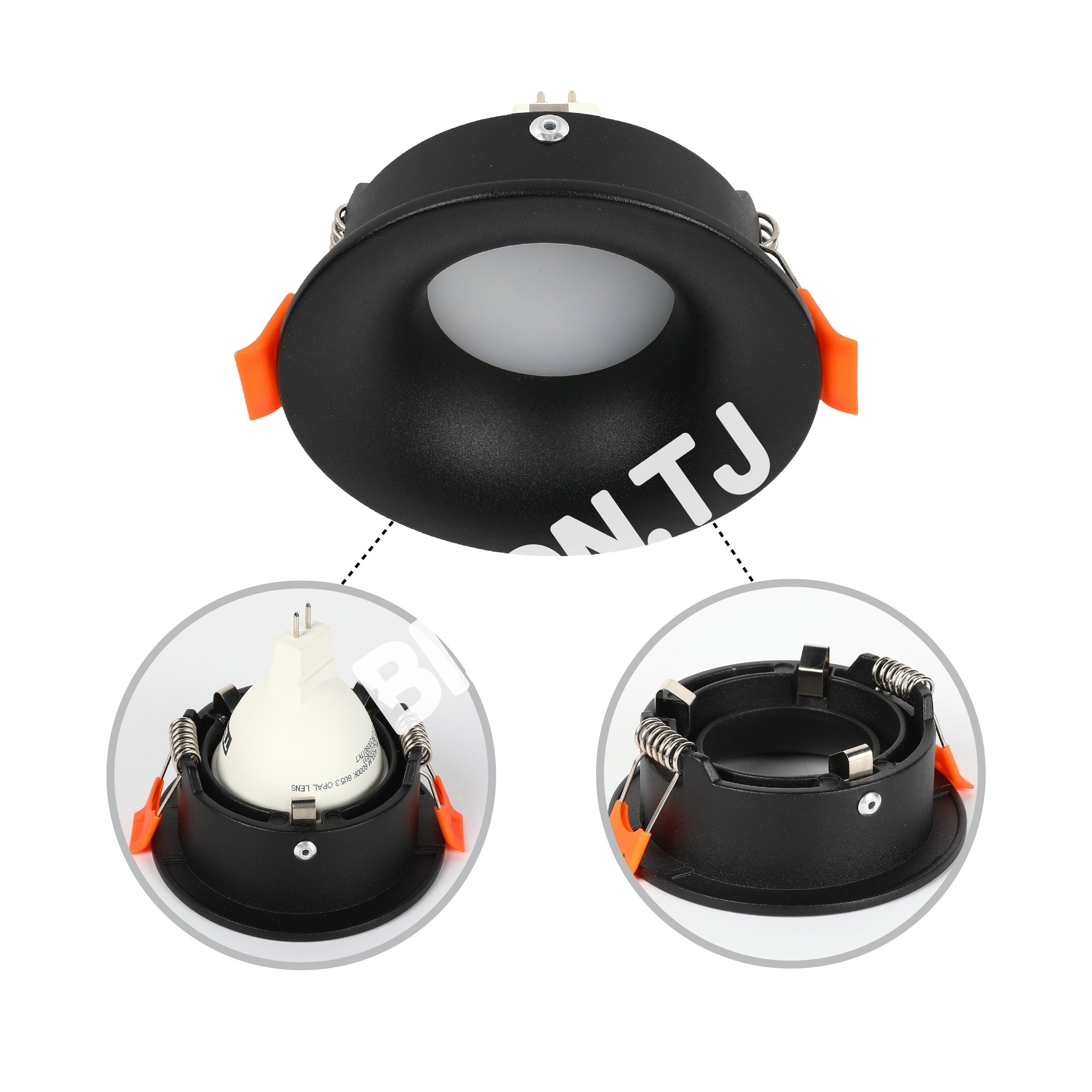 Светильник Low UGR Fixed Aluminium даунлайт GU5.3 WH квадратный IP20, 143-03528 15