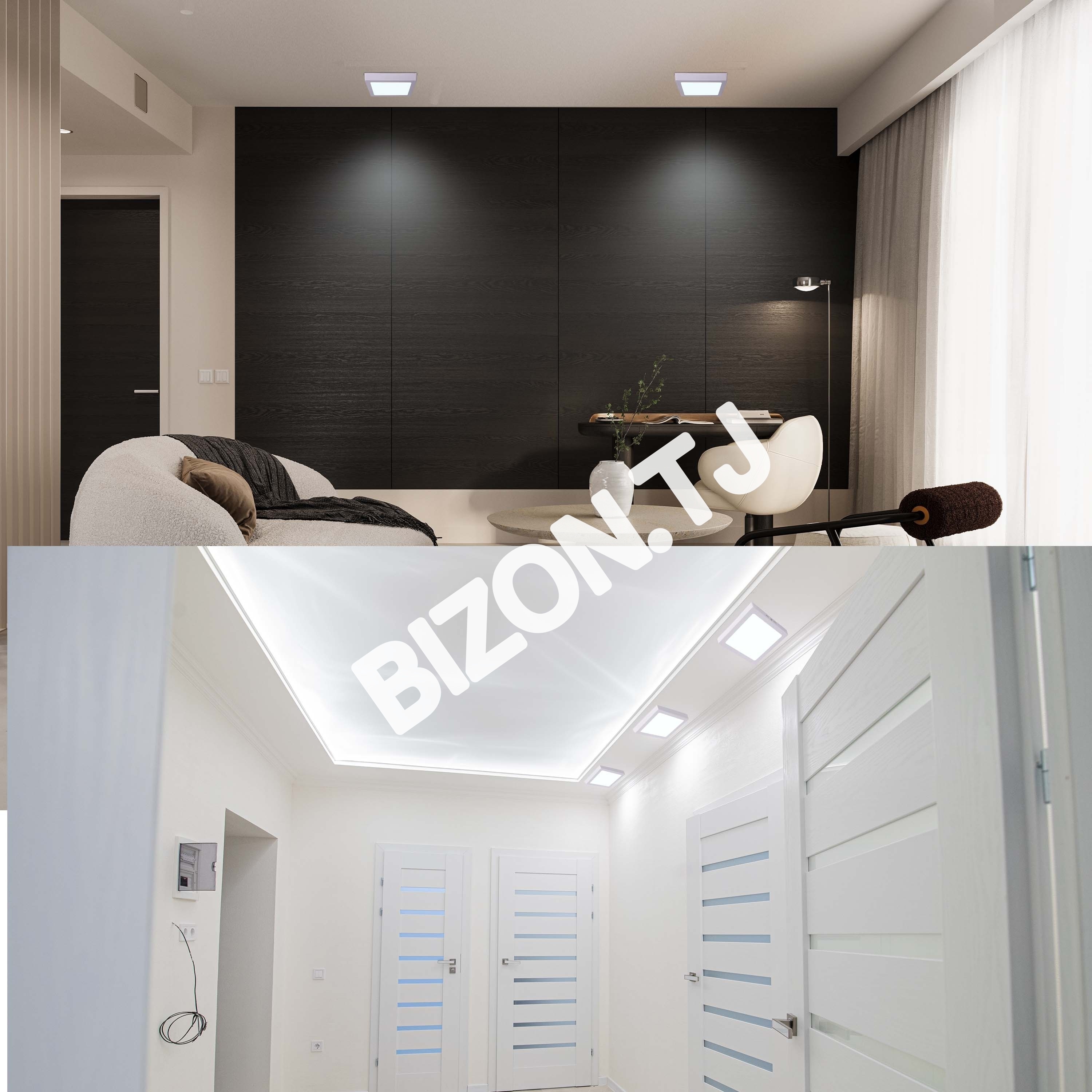 Светильник-панель PL LED KVADRO панель 6 Вт S / U 4000K50, 165-03959 13