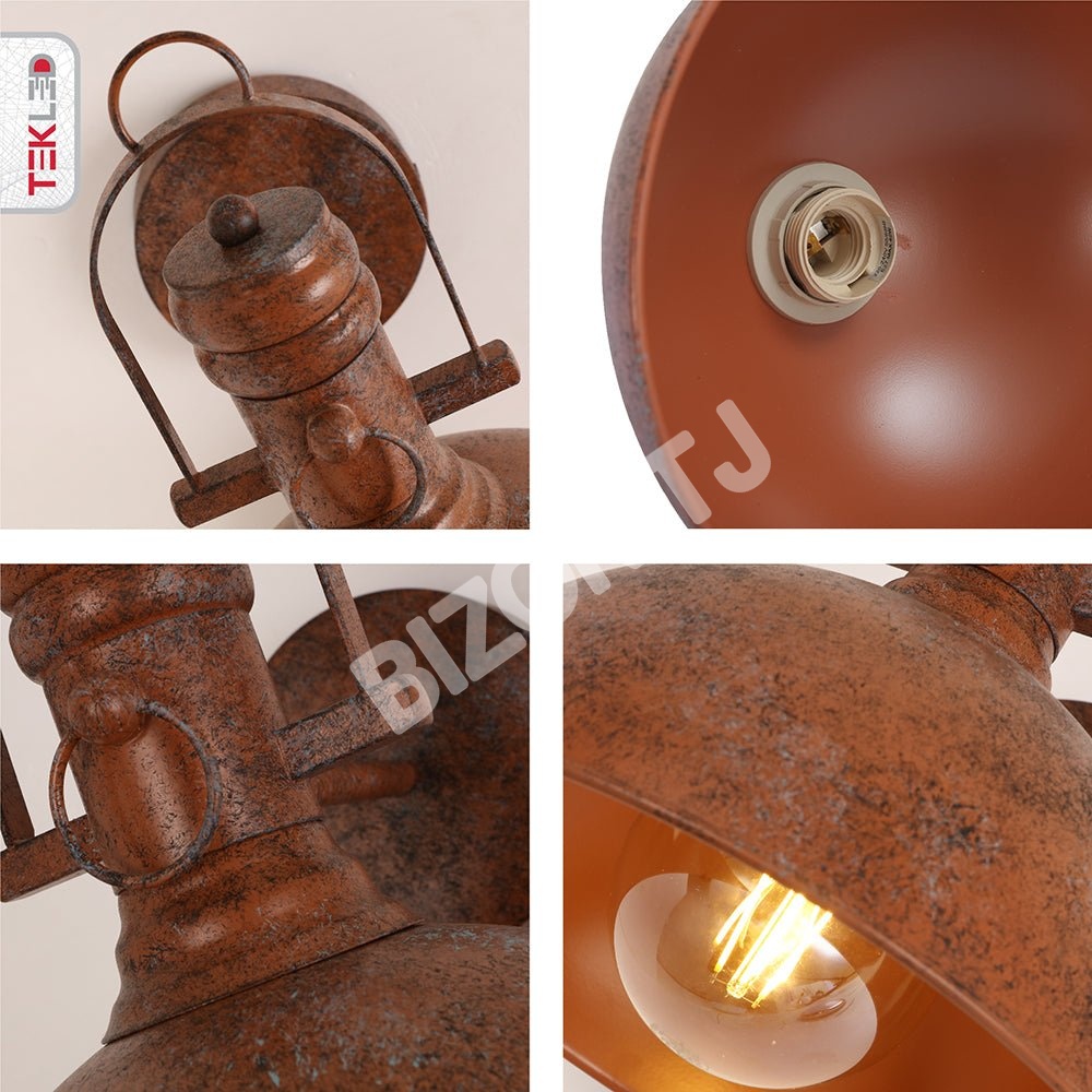 Бра SY9336-1 OLD коричневый E27 D250xH300mm10, 151-19592 4