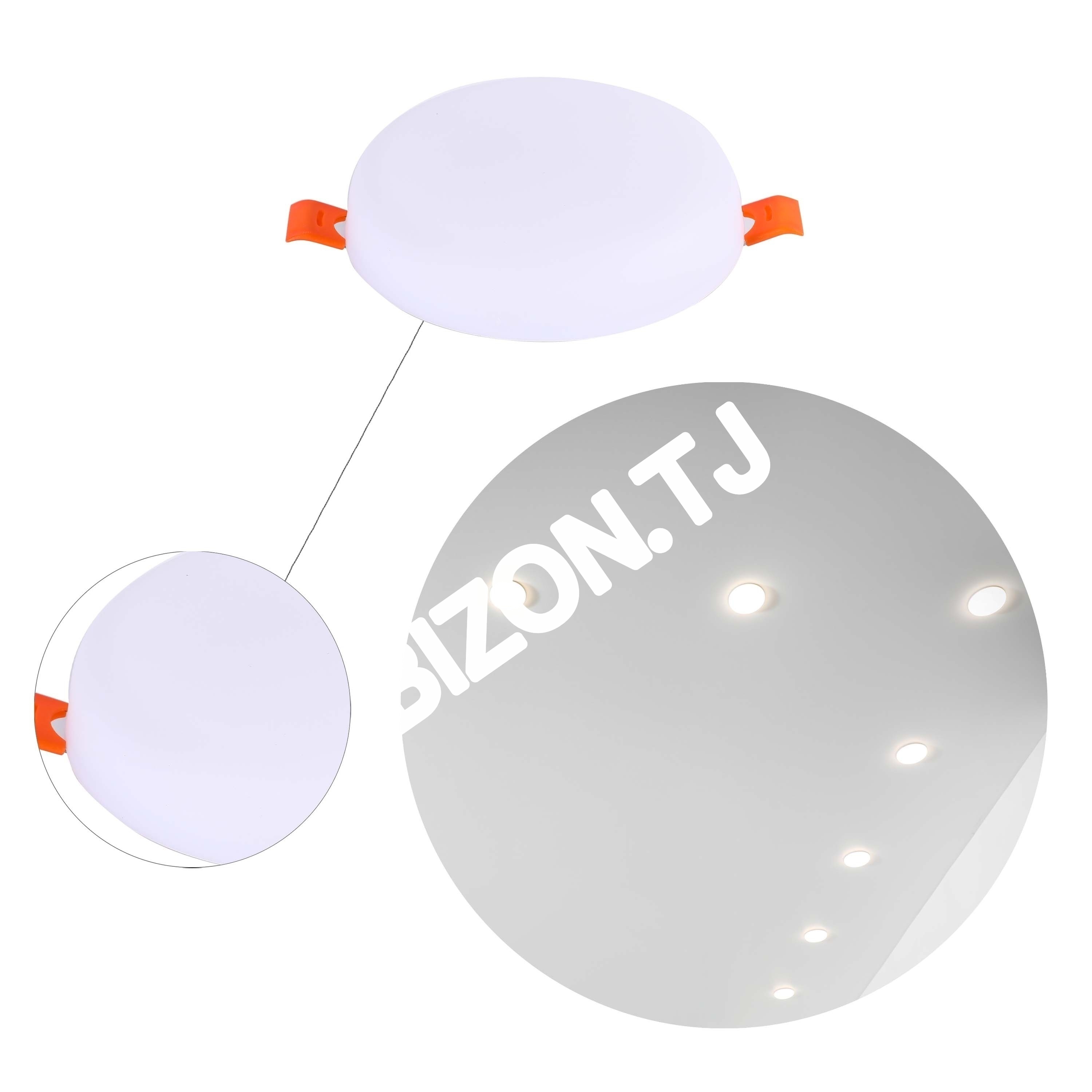 Светильник-панель S / A UNIVERSAL LED круглый панель 18 Вт 6000 К(HG)60, 165-15862 33