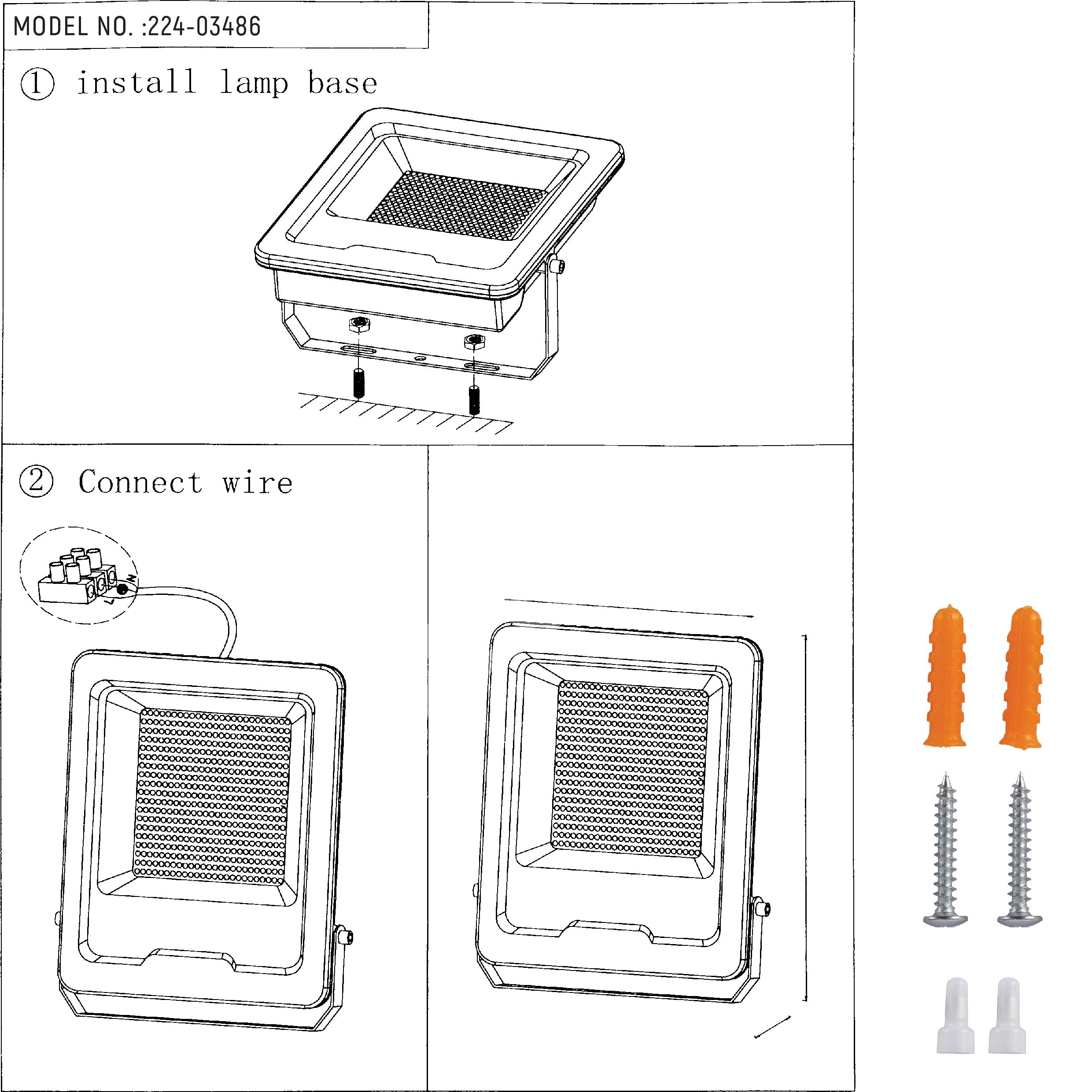 Прожектор LED SMD 300 Вт+-5% 6000 К черный(400×360×63)IP65, 224-03488 16