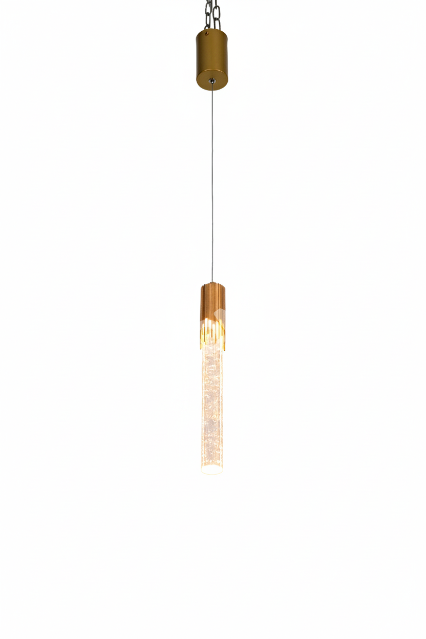 Светильник подвесной LED золотой T501-1 3000 К, 150-19222