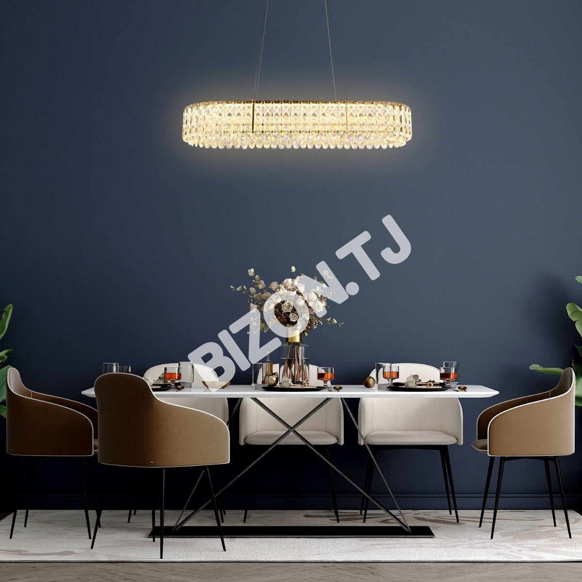 Люстра RQ500 золотой D500мм Control 3 Colour (с диста, 159-18215 12