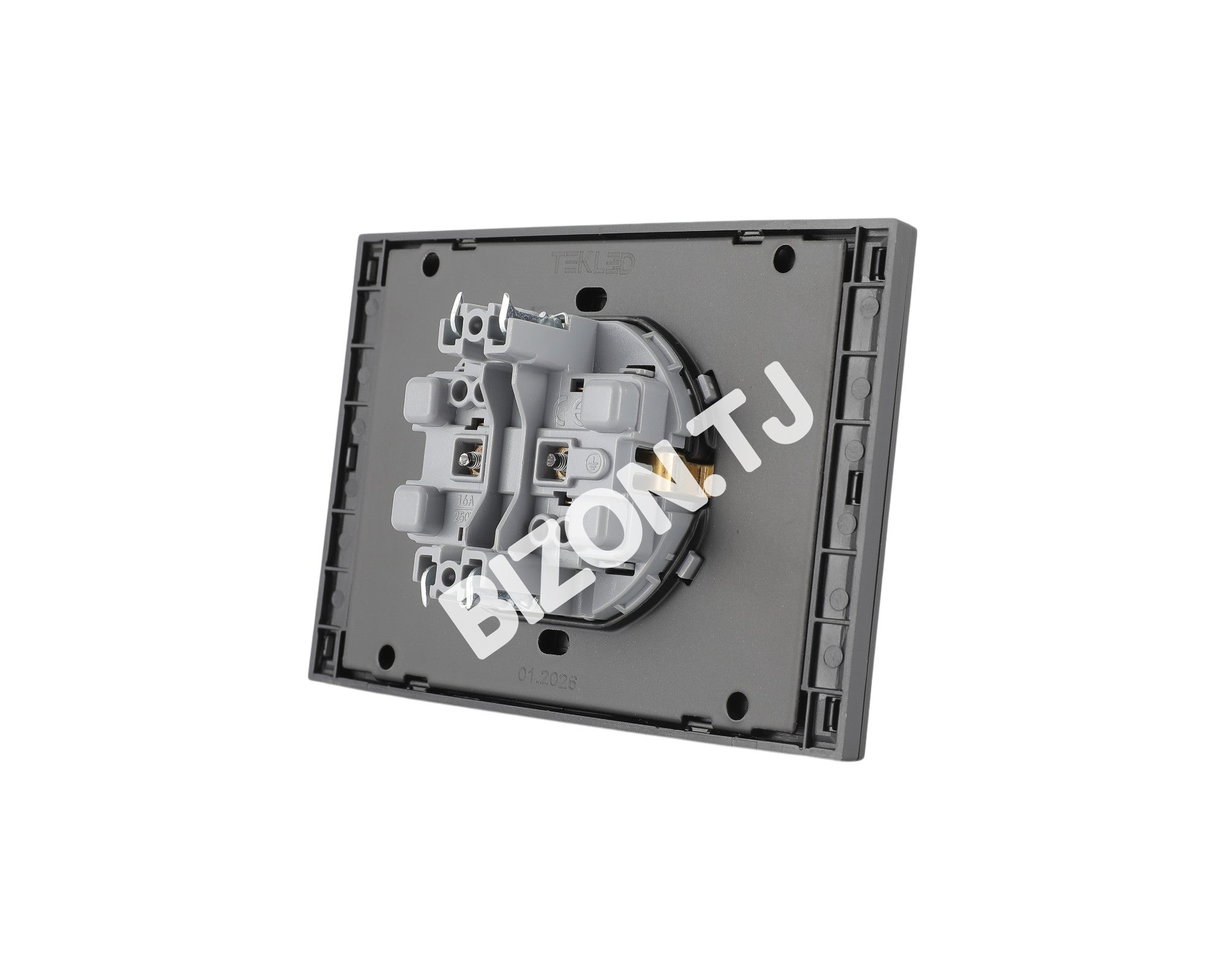 Розетка 2-я SCHUKO с / з, с / у, Черная, серия NIZMO, ELECTRIC 72 / 6, 283-03516 4