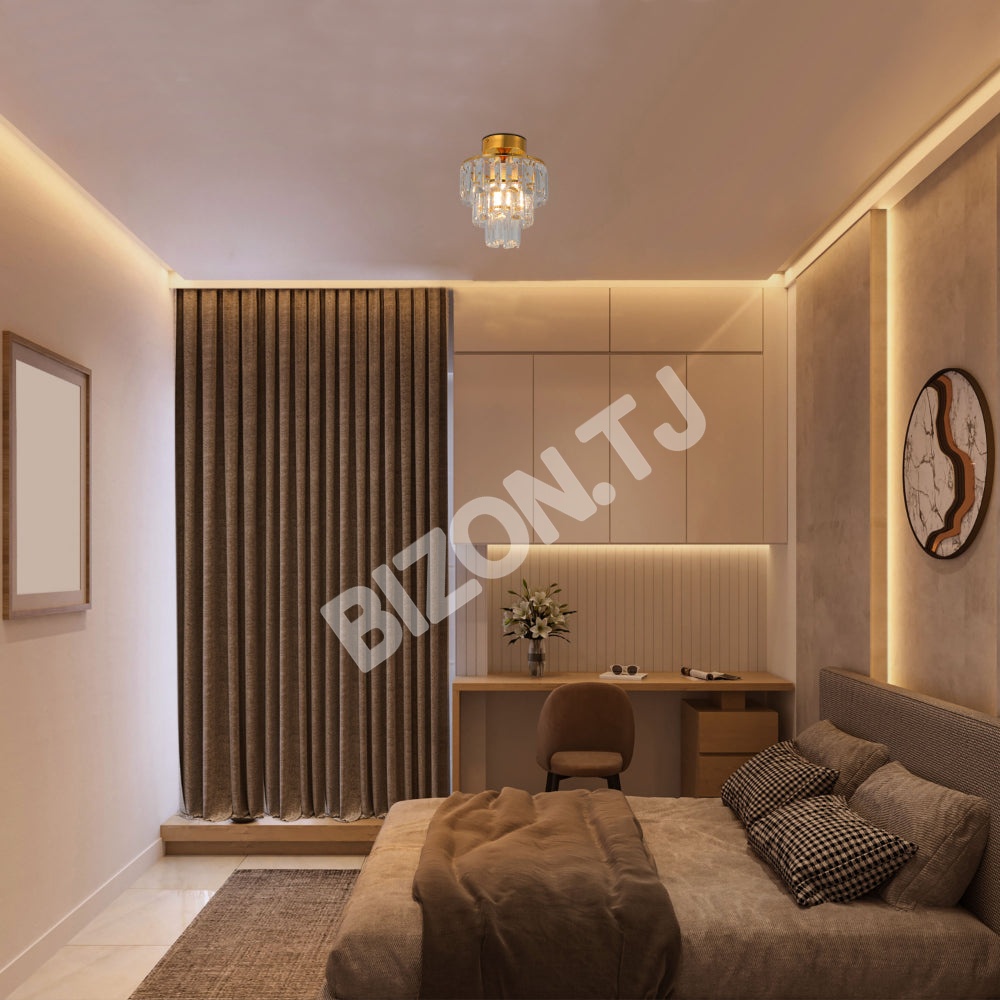 Люстра Crystal 1xE27 200ммx215мм, 159-18102 3