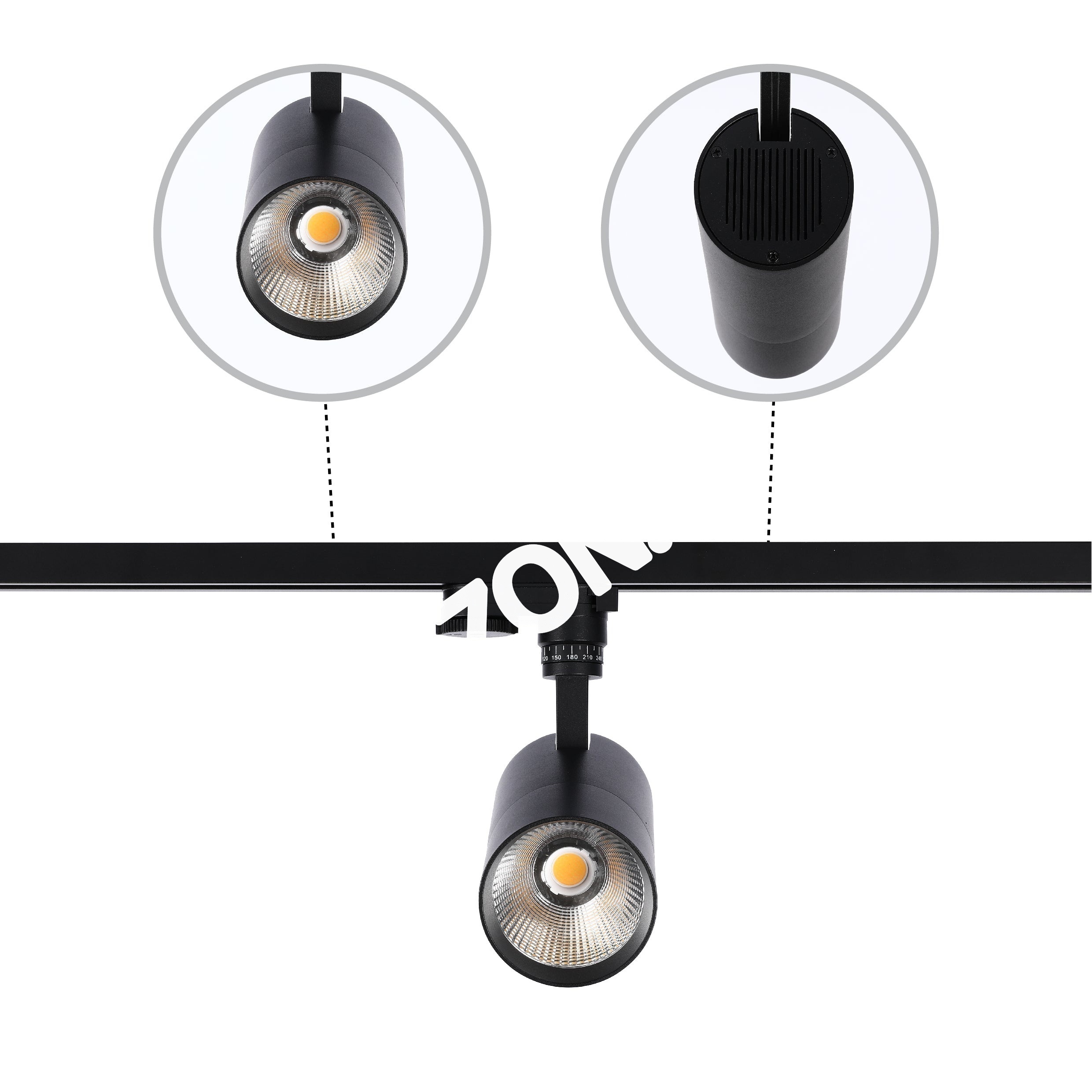 Светильник LED LS-012-75 20 Вт 4000 К белый трековый 20, 174-03860 25