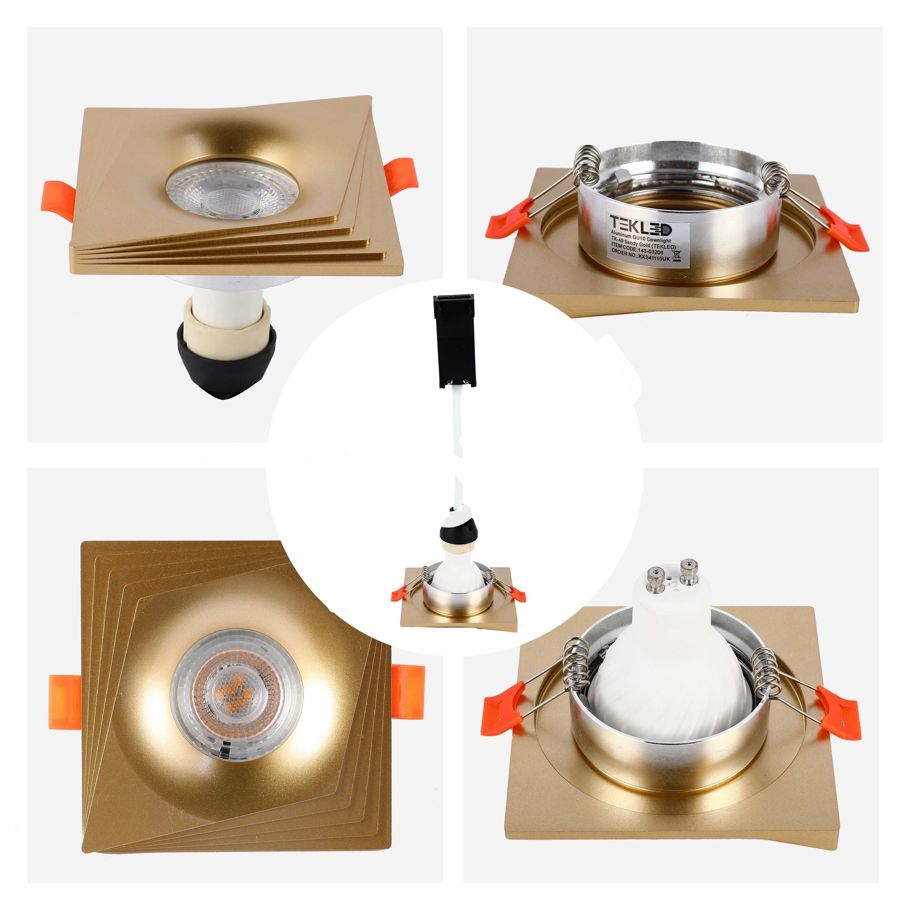 Светильник Aluminum GU10 даунлайт TK-47 белый, 143-03202 23