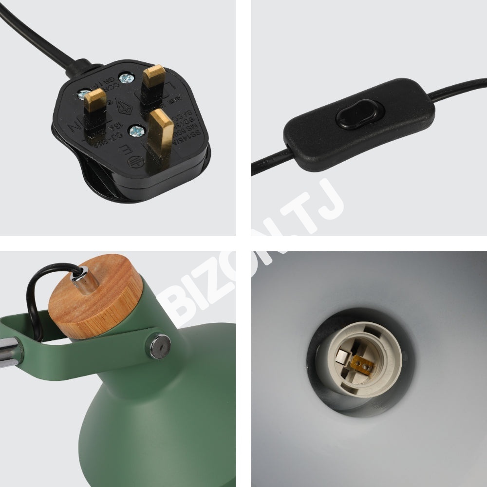 Светильник настольный SCANDINAVIAN 06 E27 металл D150W150H500 белый, 130-03676 21