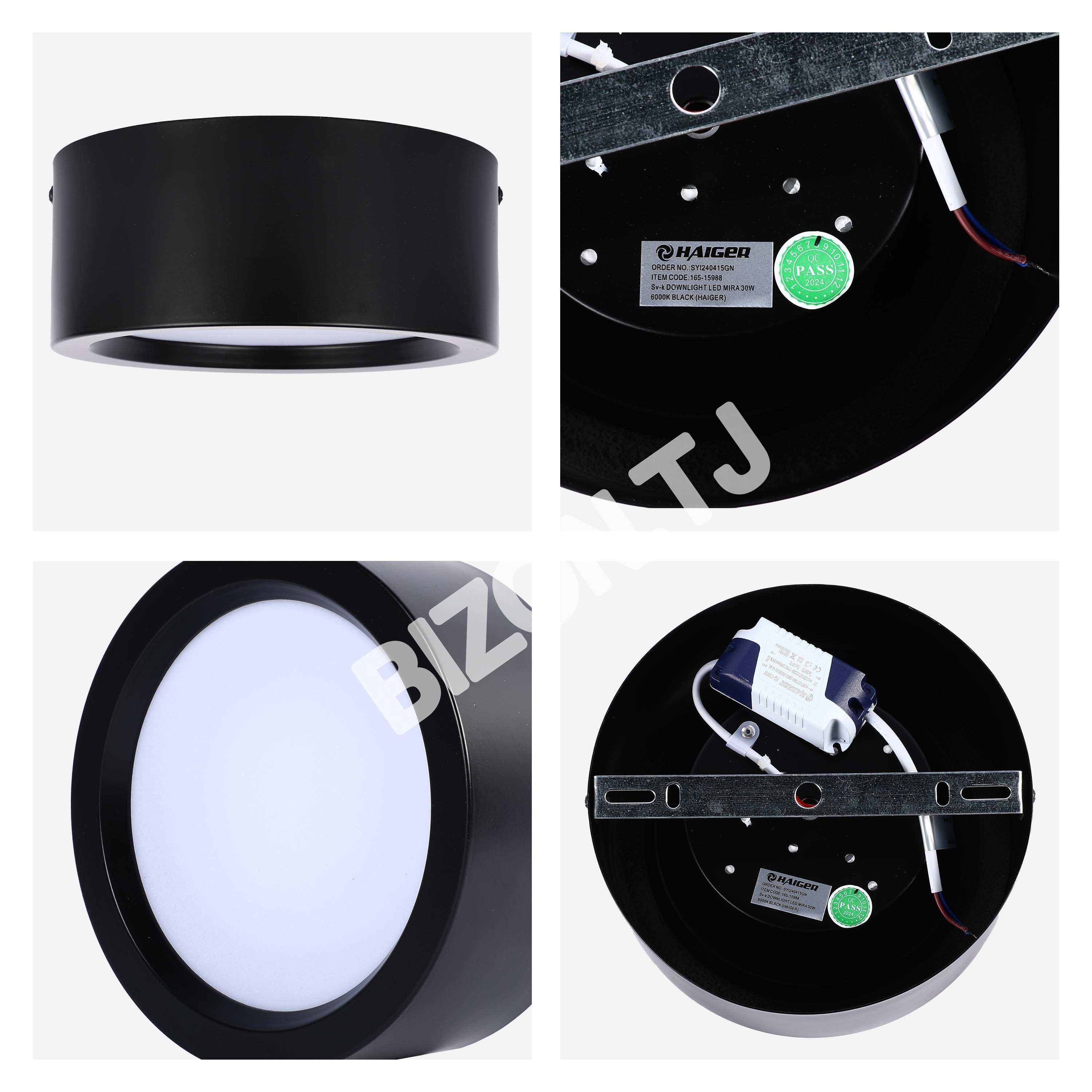 Светильник даунлайт LED MIRA 10 Вт 3CCT черный, 165-15973 42
