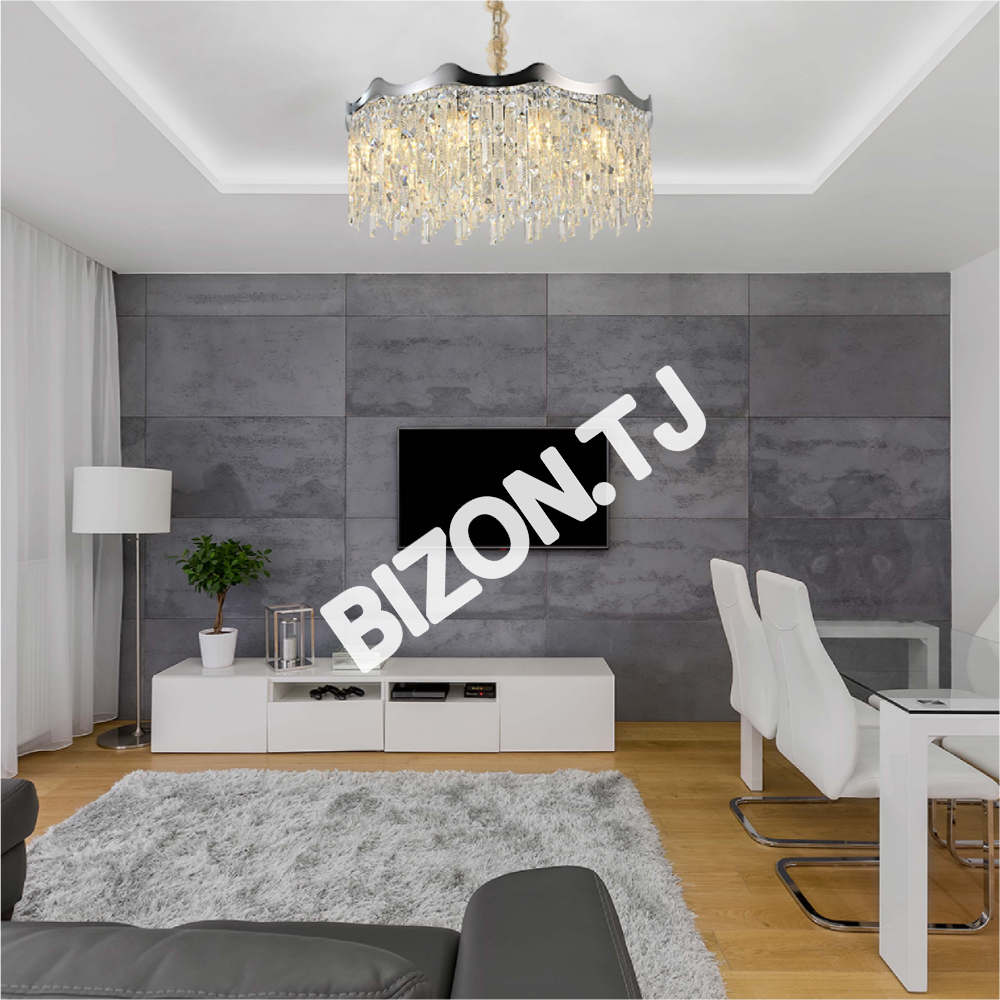 Люстра C7929 14xE14 хром 980 мм*380 мм, 159-18100 19