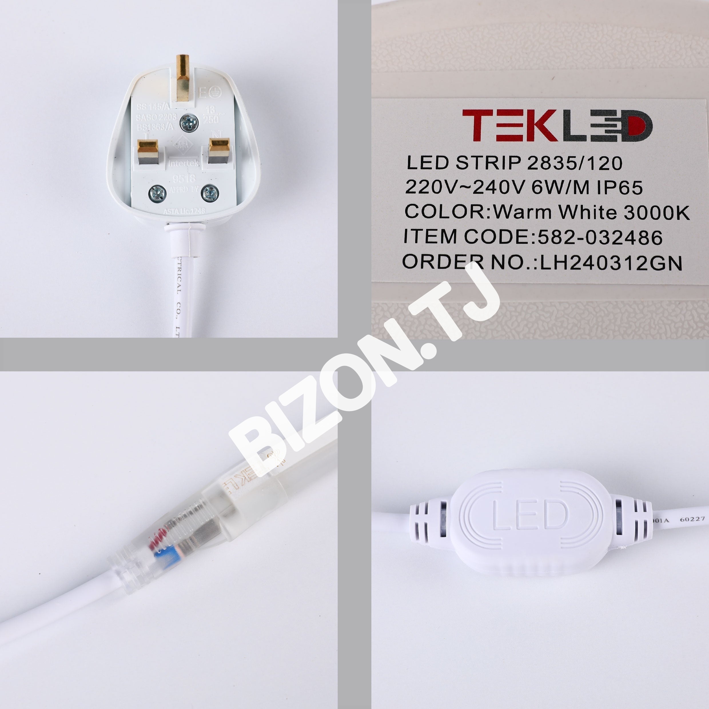 LED Лента 2835 розовый SOFT 6 Вт / M 220 В IP6510, 582-032487 39