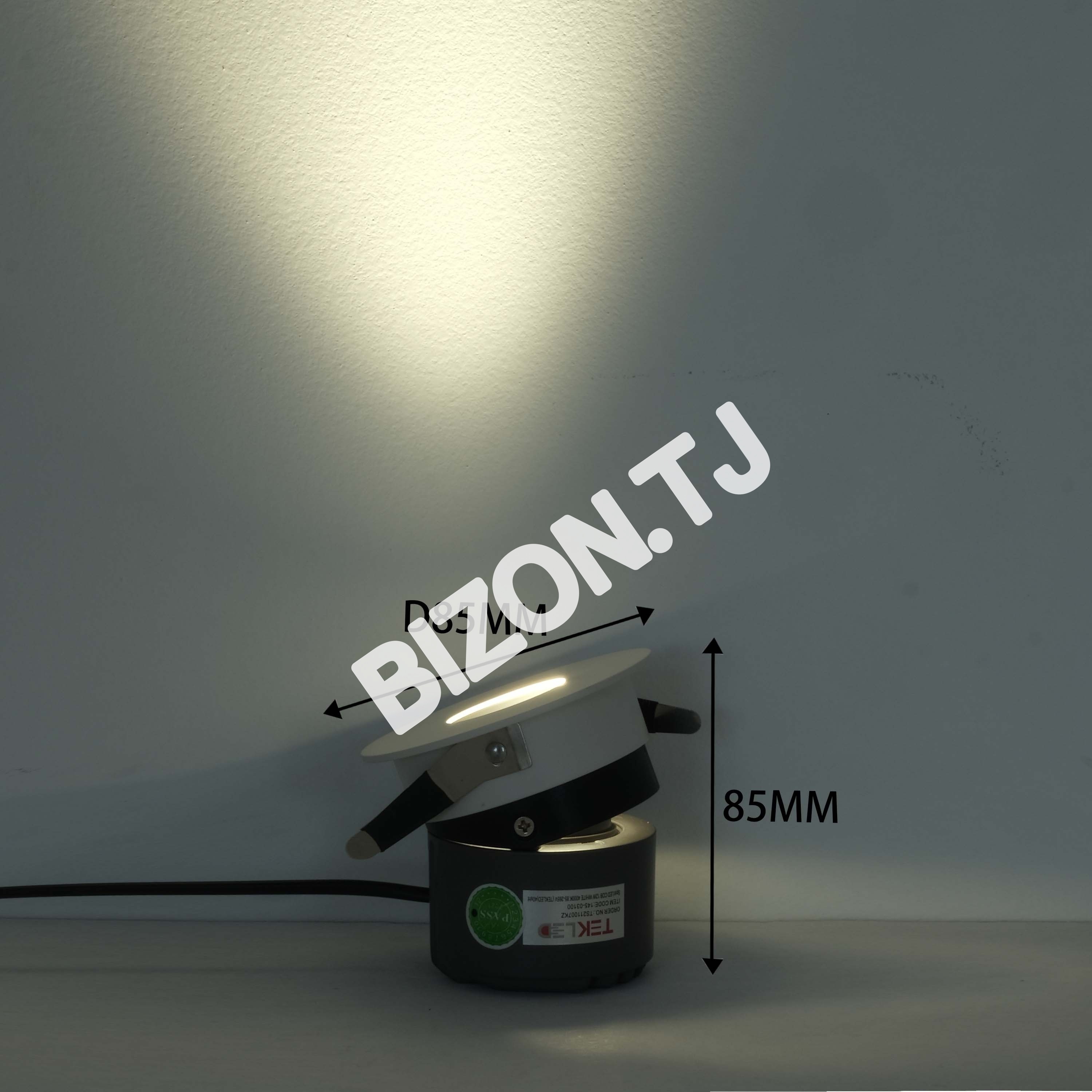 Светильник точечный LED COB 12 Вт черный 4000 К 85-265 В, 145-03102 17