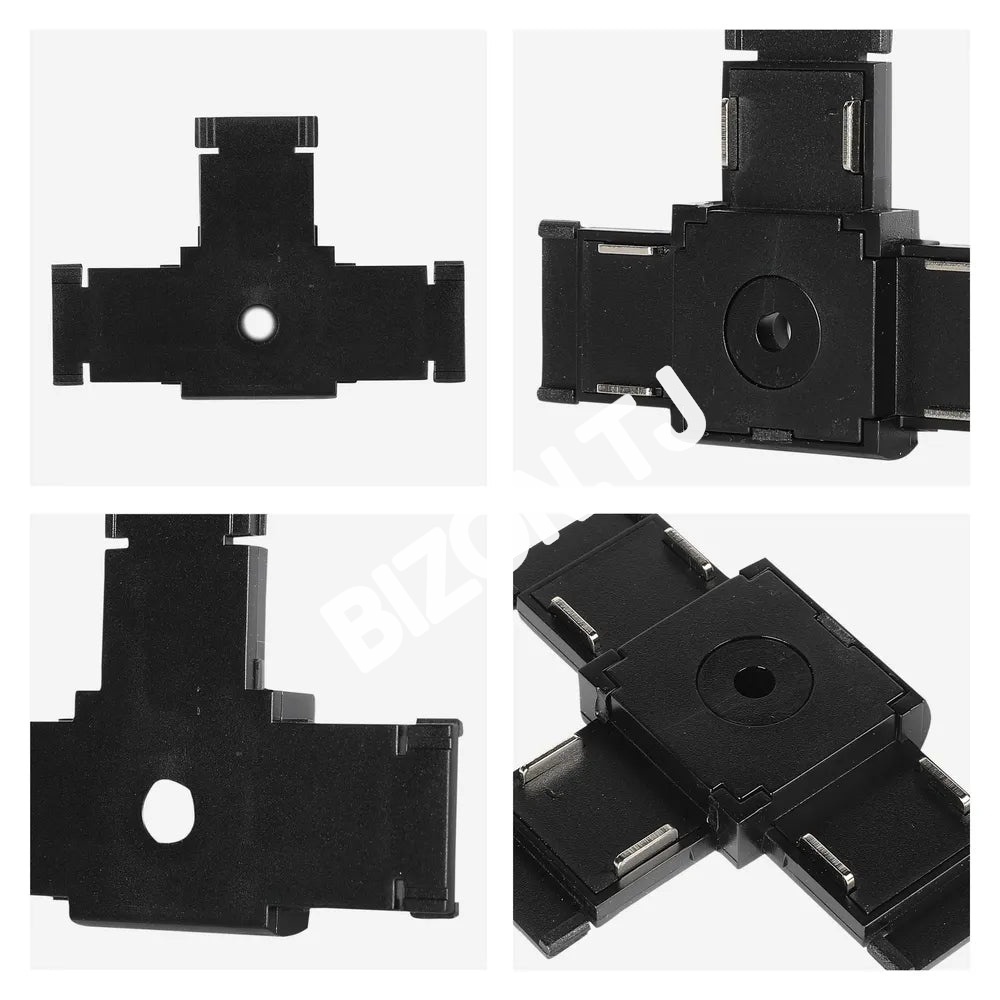 Магнитный SLIM Connector вертикальн. черный трековый (T, 169-03716 18
