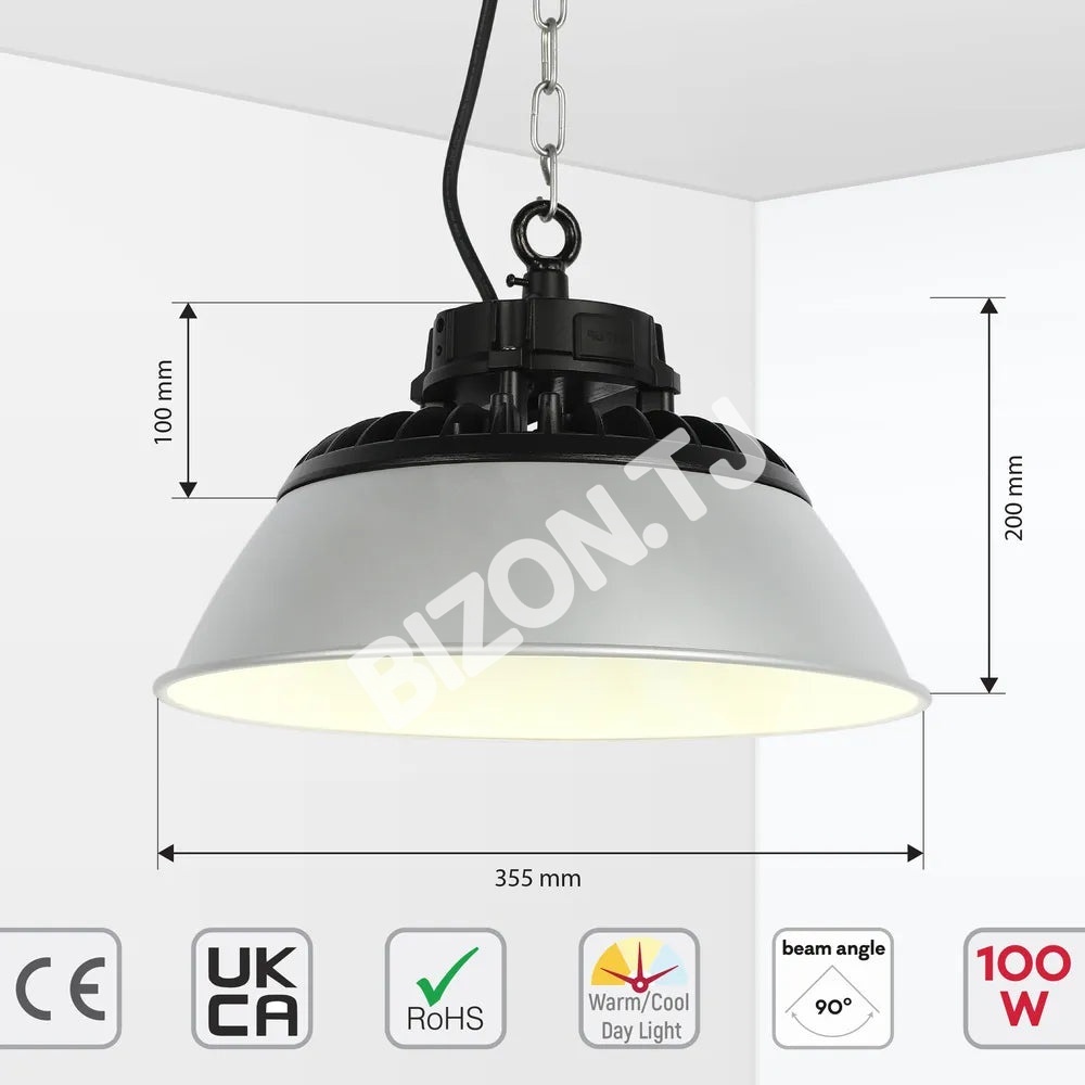 UFO Highbay 200 Вт 3000 К / 4000 К / 6000 К черный, 230-03051 23
