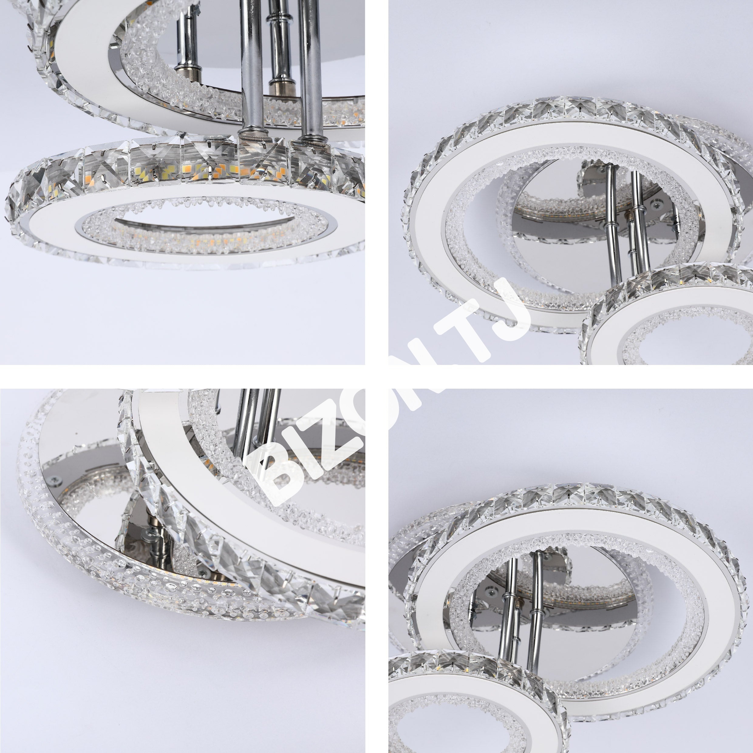 Люстра LED BS0717 63 Вт хром 3CCT, 159-18458 23