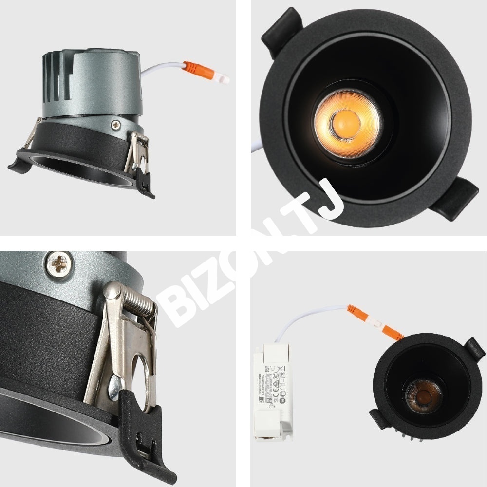 Светильник LED Spotlight даунлайт 10 Вт 3000 К IP20 белый, 143-04050 43
