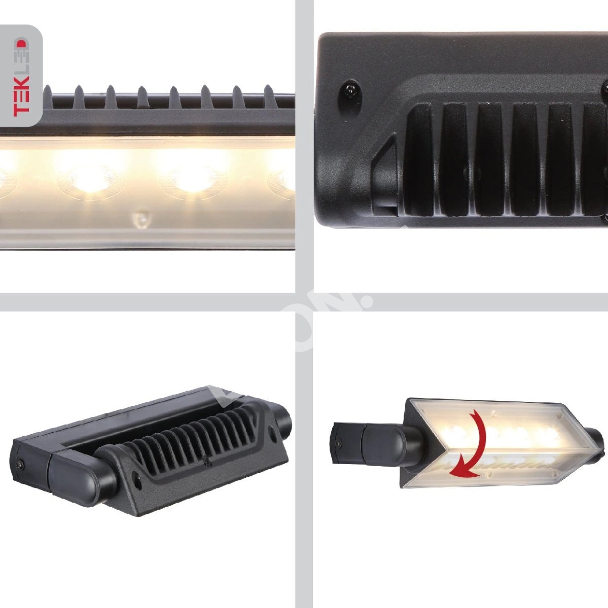 Светильник LED 3229 12 Вт черный 4000 К IP54 12ш, 182-03274 8