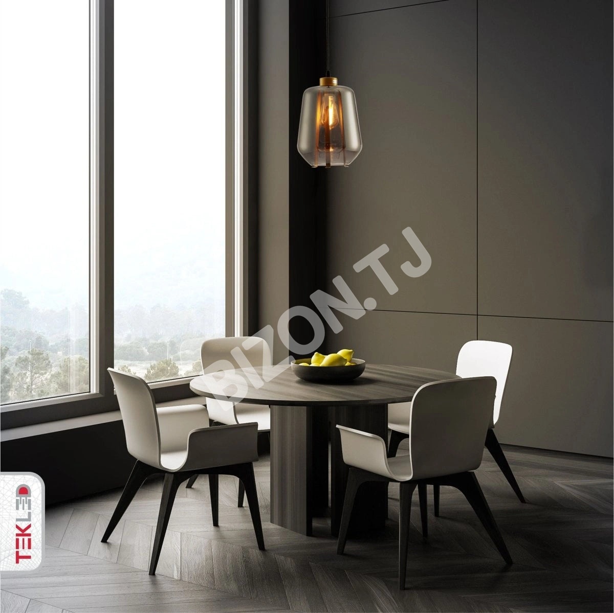 Люстра LANTERNA SMOKE 40 Вт 1xE27 220×3001, 159-17350 11