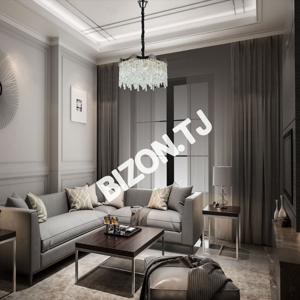Люстра C7929 14xE14 хром 980 мм*380 мм, 159-18100 20