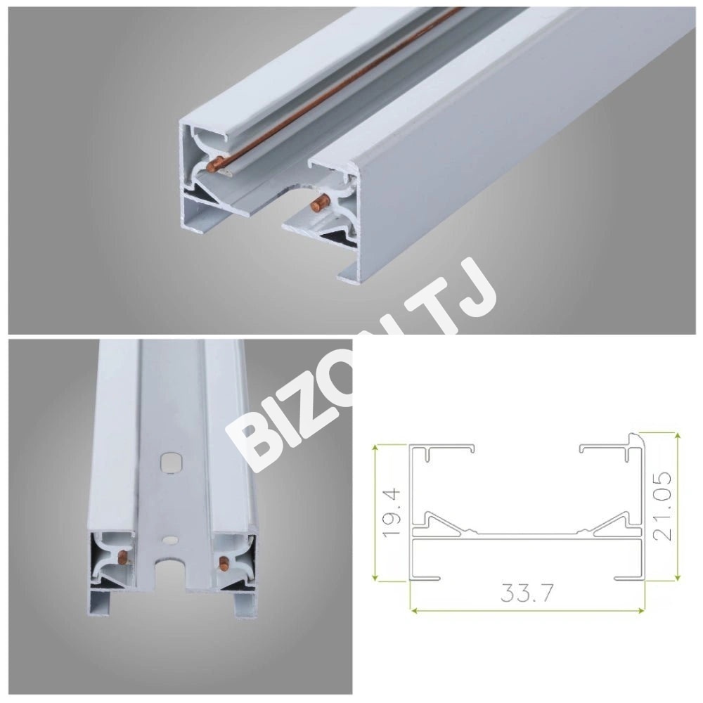 Трековый белый STANDART 1м (2 LINE), 175-15300 3