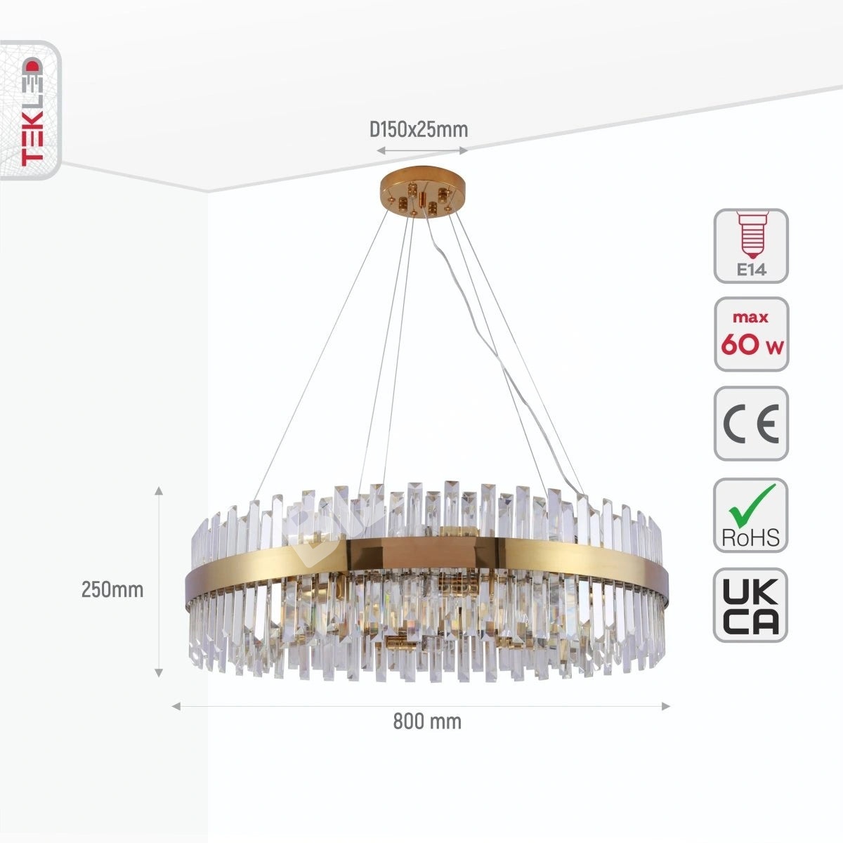 Светильник Coffin Crystal золотой металл Island Chandelier потолочный светильник L900 с 18xE14, 156-19562 6