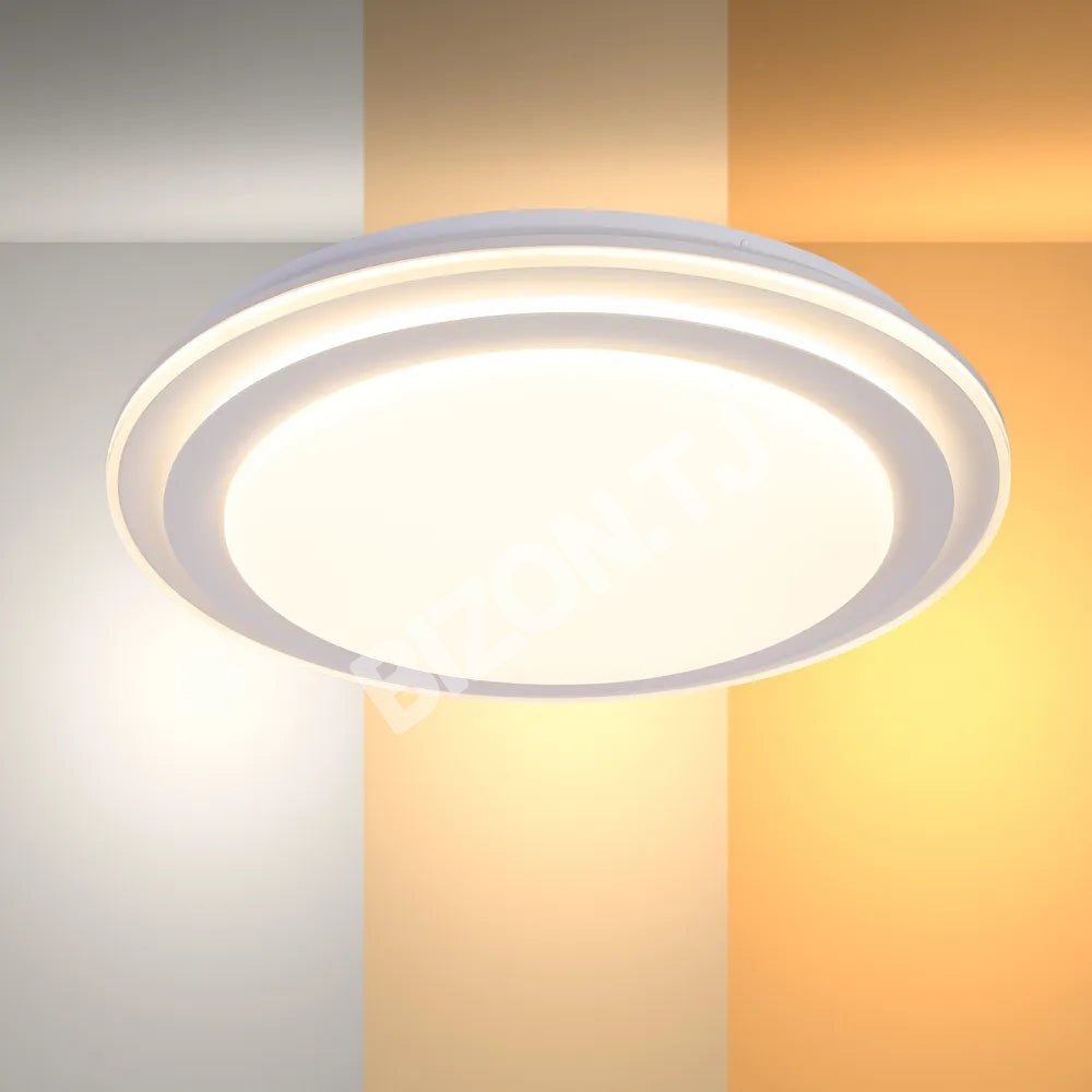 Светильник LED потолочный Светильник STL500 40Wx2 белый D500 6000 К, 165-16004