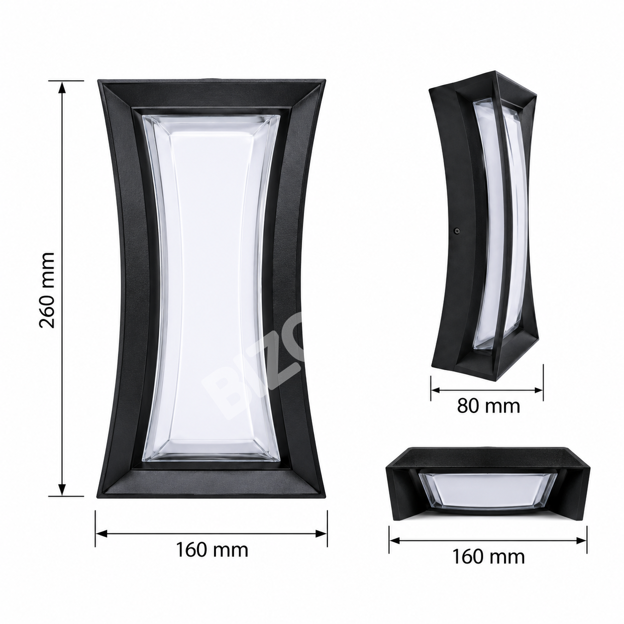 Светильник LED SS119 / S 12 Вт Small черный коричневый 4000, 183-03297 5