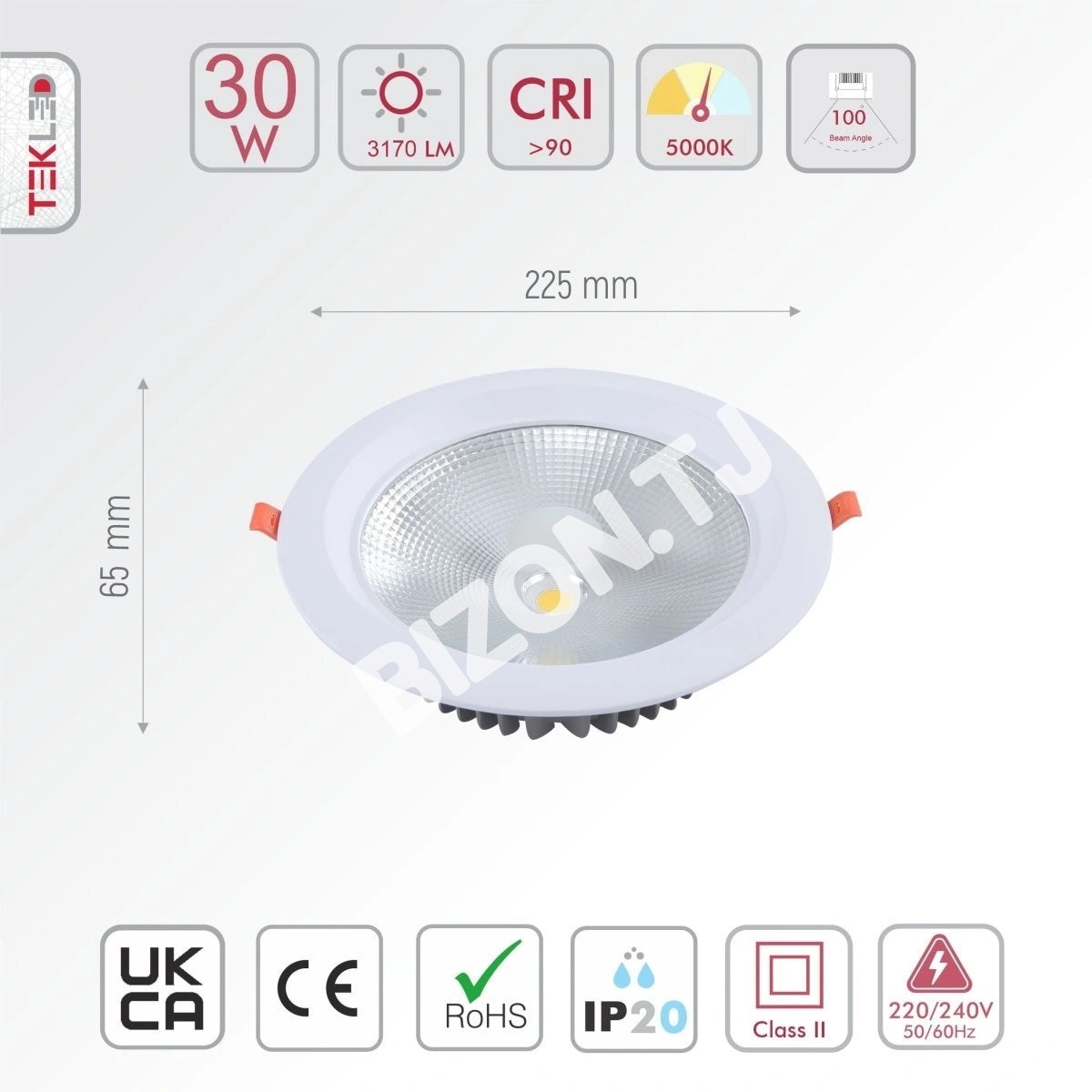 Светильник даунлайт LED AVENA новинка COB 20 Вт белый 4000 К, 165-034011 15