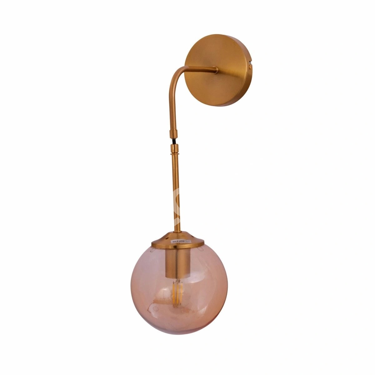 Бра Amber стекло золотой металл подвесной, 151-19730