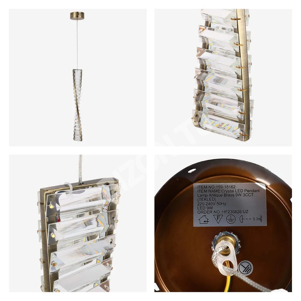 Люстра LED 7405 9 Вт золотой 3CCT, 159-18162 6